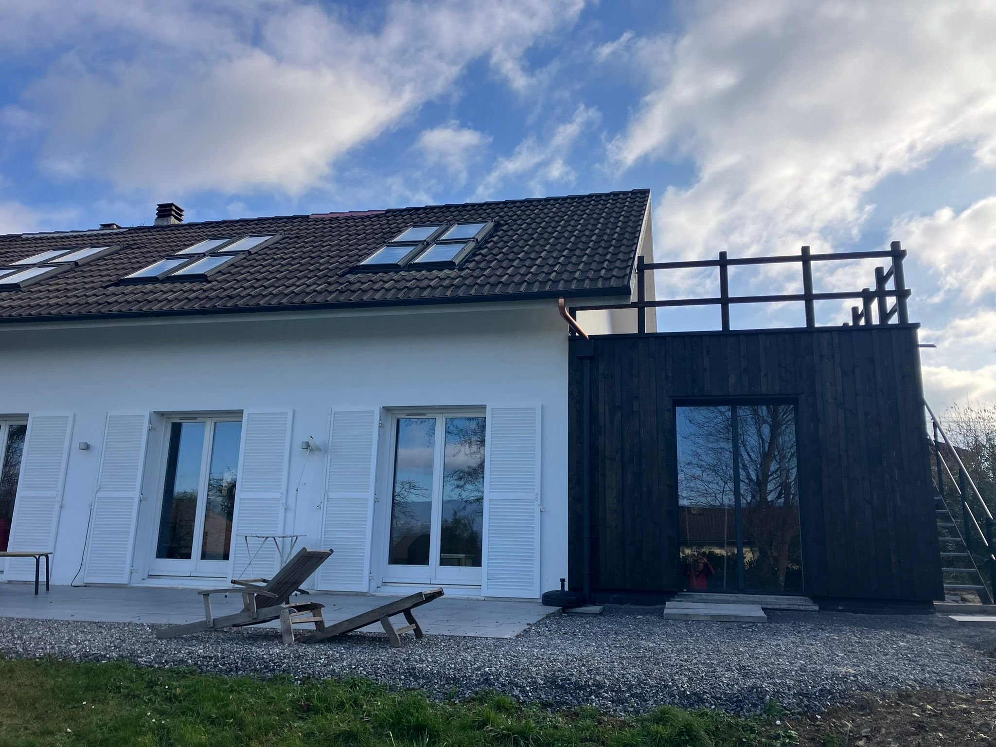 architecte-intérieur-haute-savoie- messery-extension-ossature-bois
