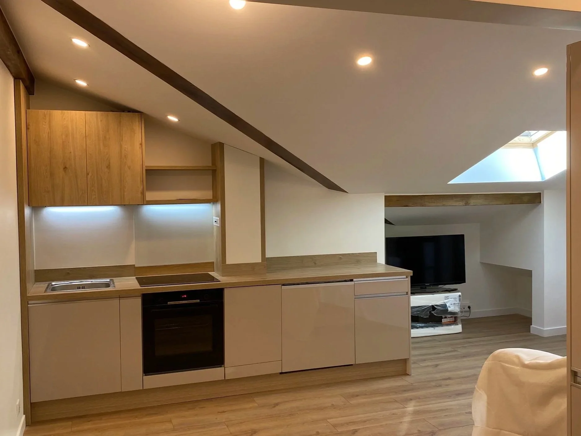 Fusion de deux appartements à la montagne - Châtel - Haute Savoie