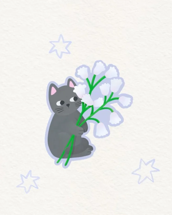 Le muguet c&rsquo;est &ccedil;a : des petites clochettes blanches qui fleurissent pour f&ecirc;ter les beaux jours et porter bonheur 🤍

&Ccedil;a sera dispo sur le shop (qui arrive vraiment bient&ocirc;t, genre lundi 🫢) tout le printemps !! 🌷

#il