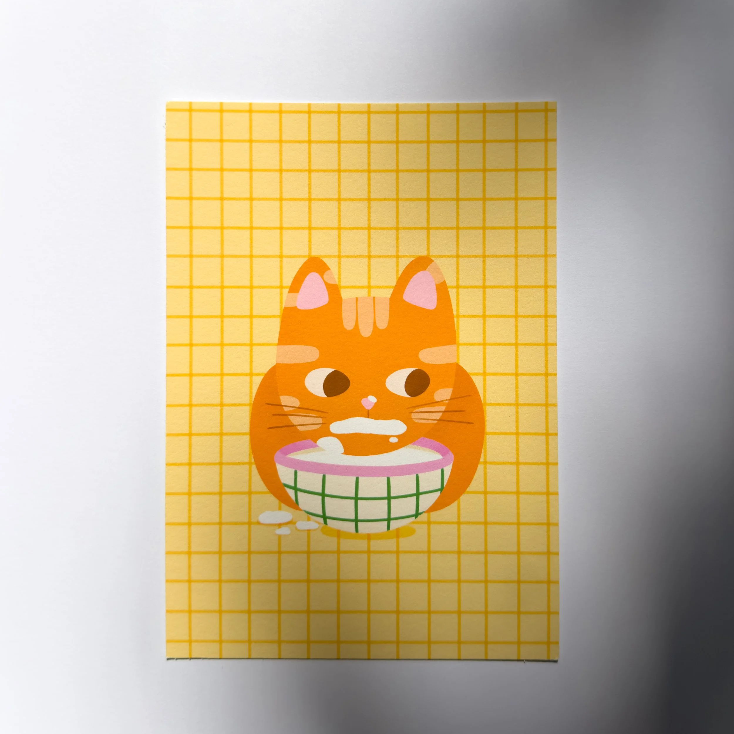 CARTE - MOUSTACHE DE LAIT
