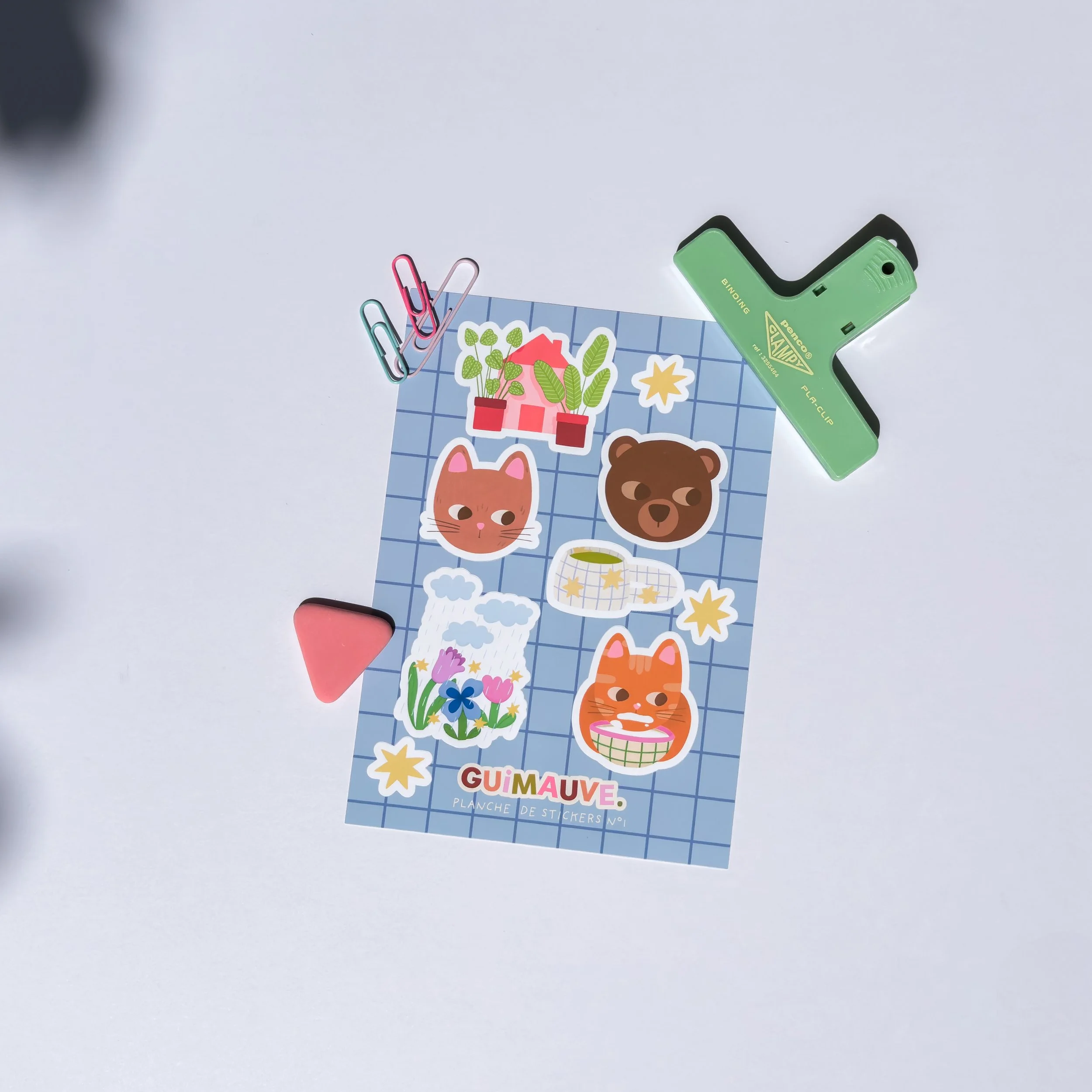 PLANCHE DE STICKERS N°1