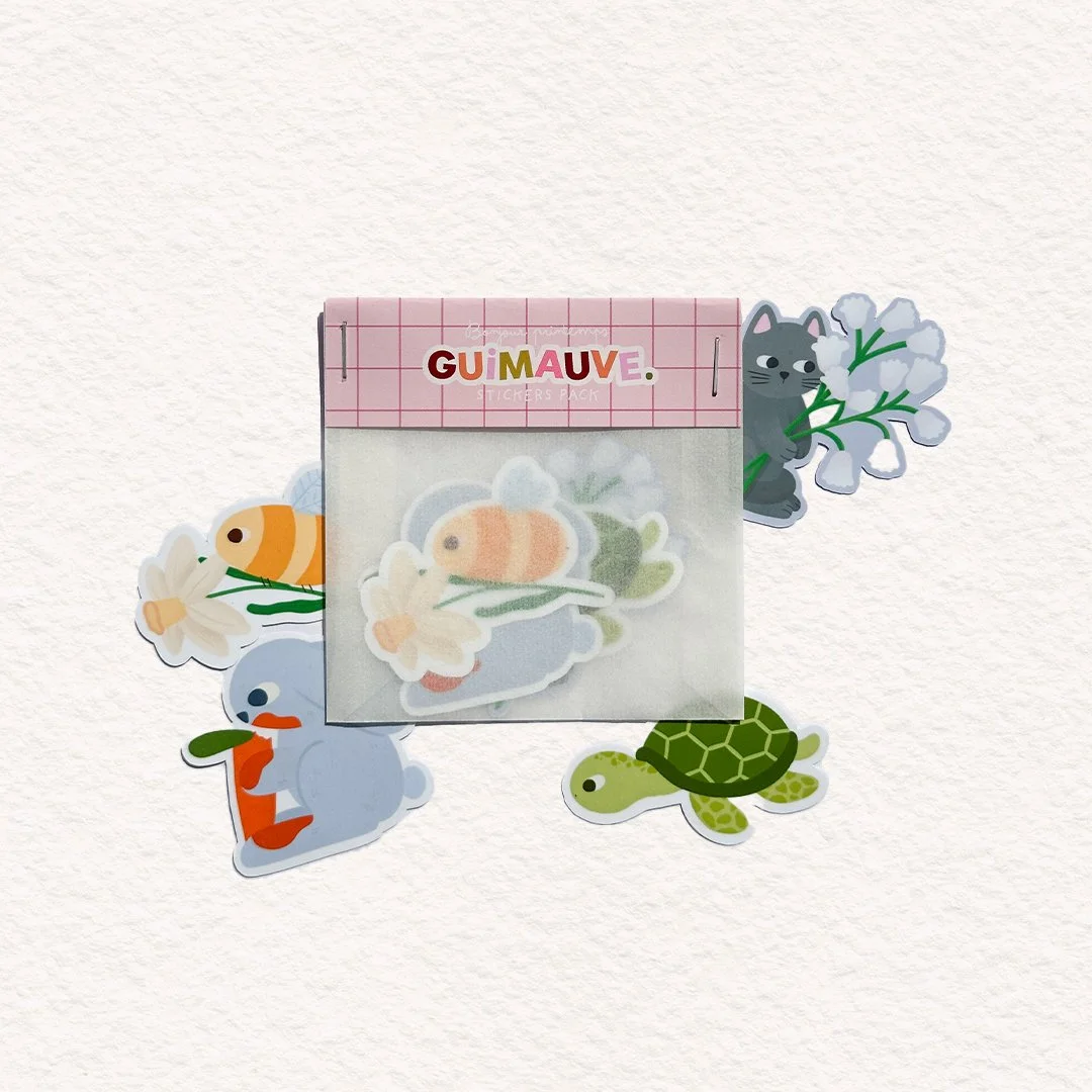 PACK DE STICKERS - BONJOUR PRINTEMPS