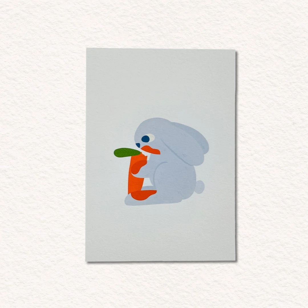 CARTE - LAPIN CAROTTE