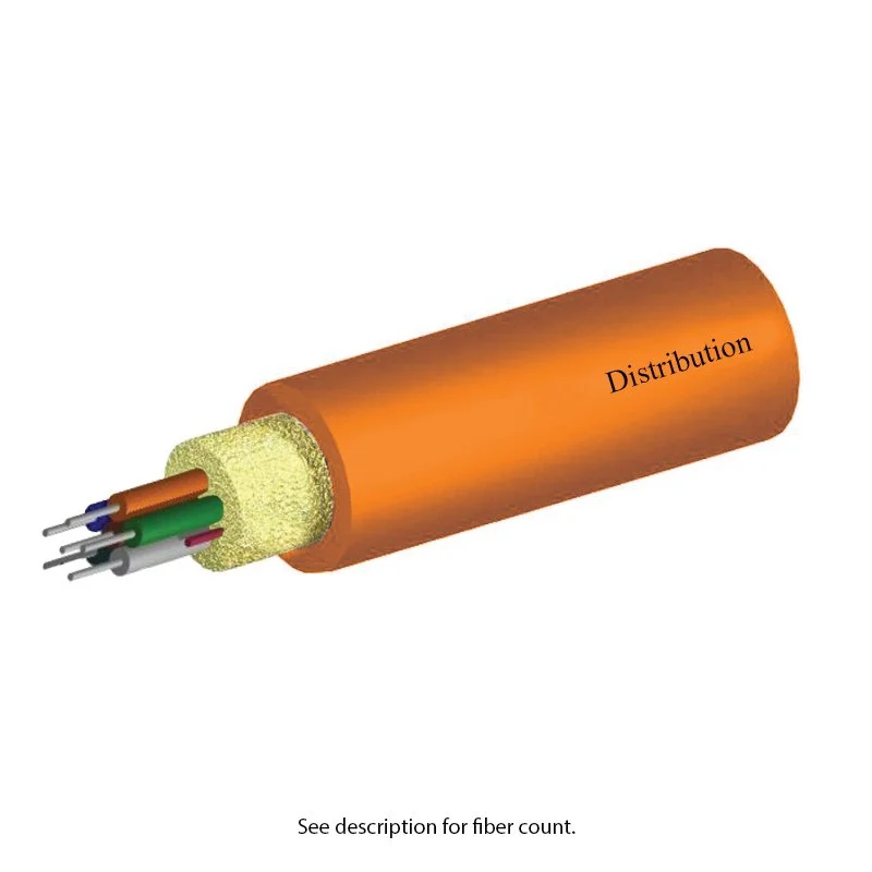 Distribution Fiber Optic Cable, 72 Fiber, Multimode, Riser, Orange | Corning Optical Fiber