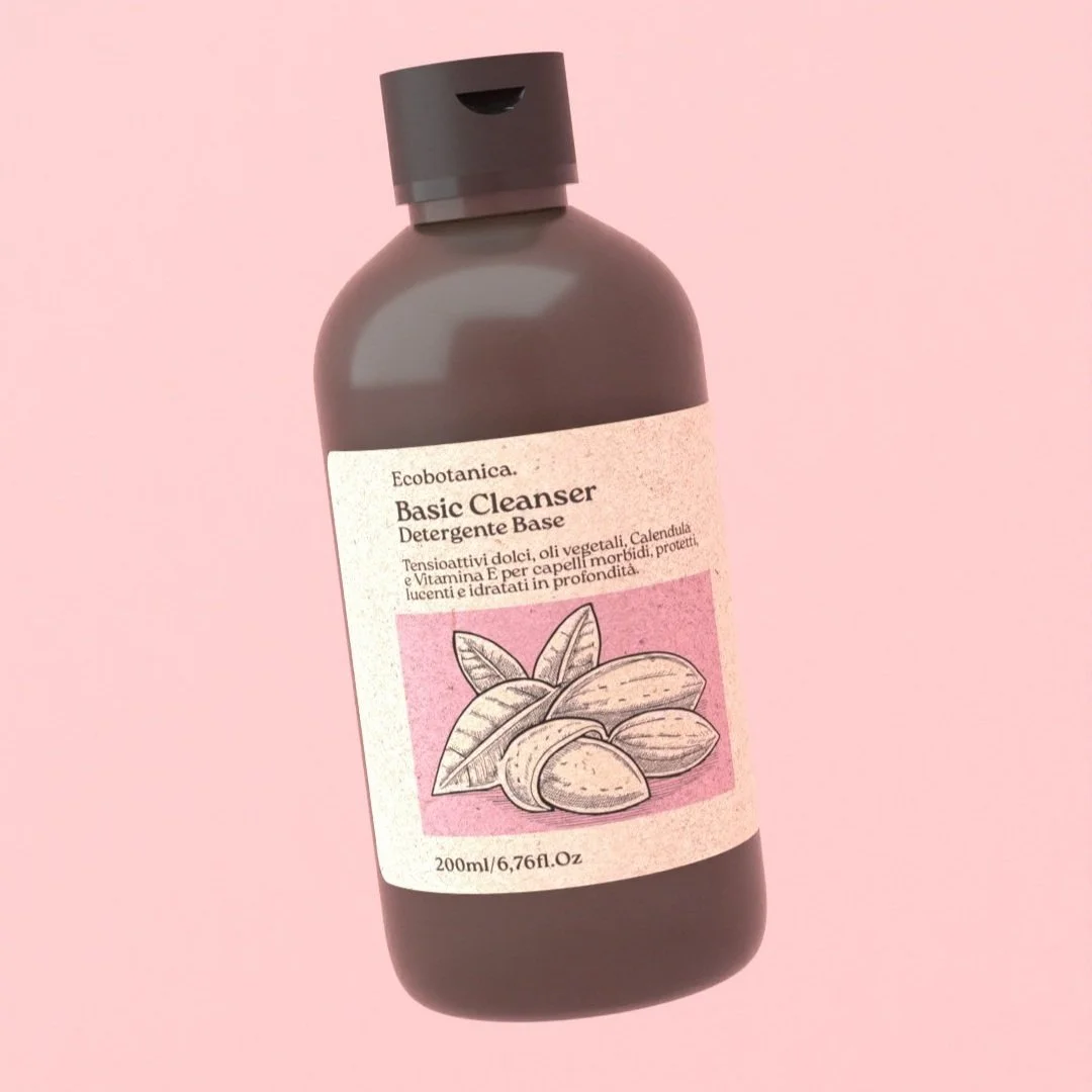 Shampoo Detergente Base vegano naturale con tensio attivi naturali