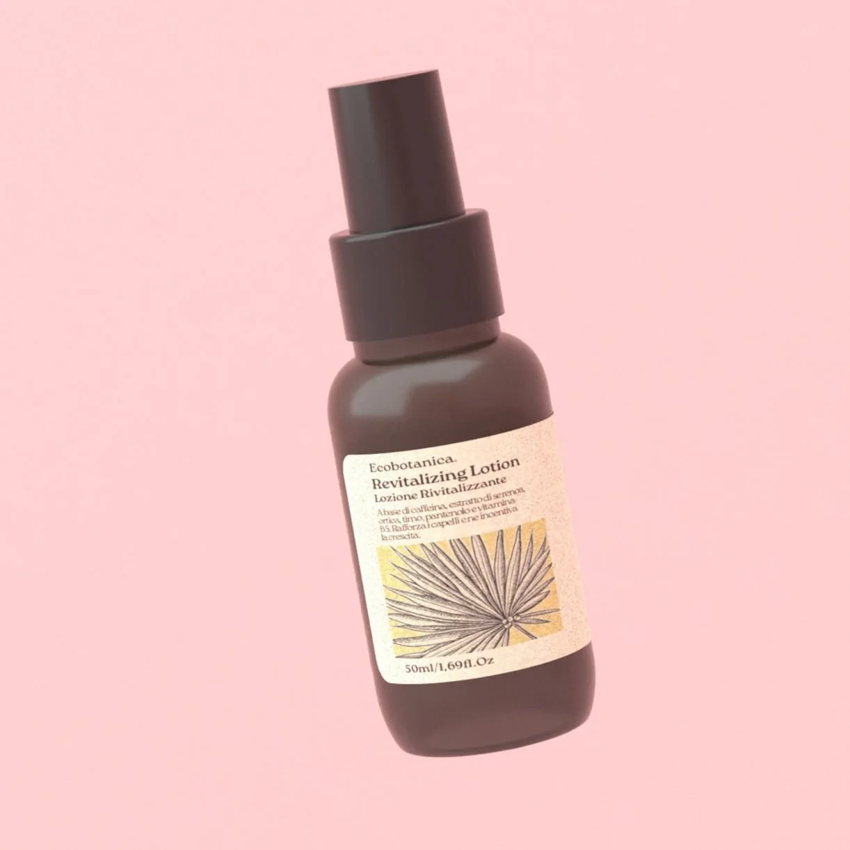 Lozione rivitalizzante per cute anticaduta per capelli a base rosmarino e caffeina