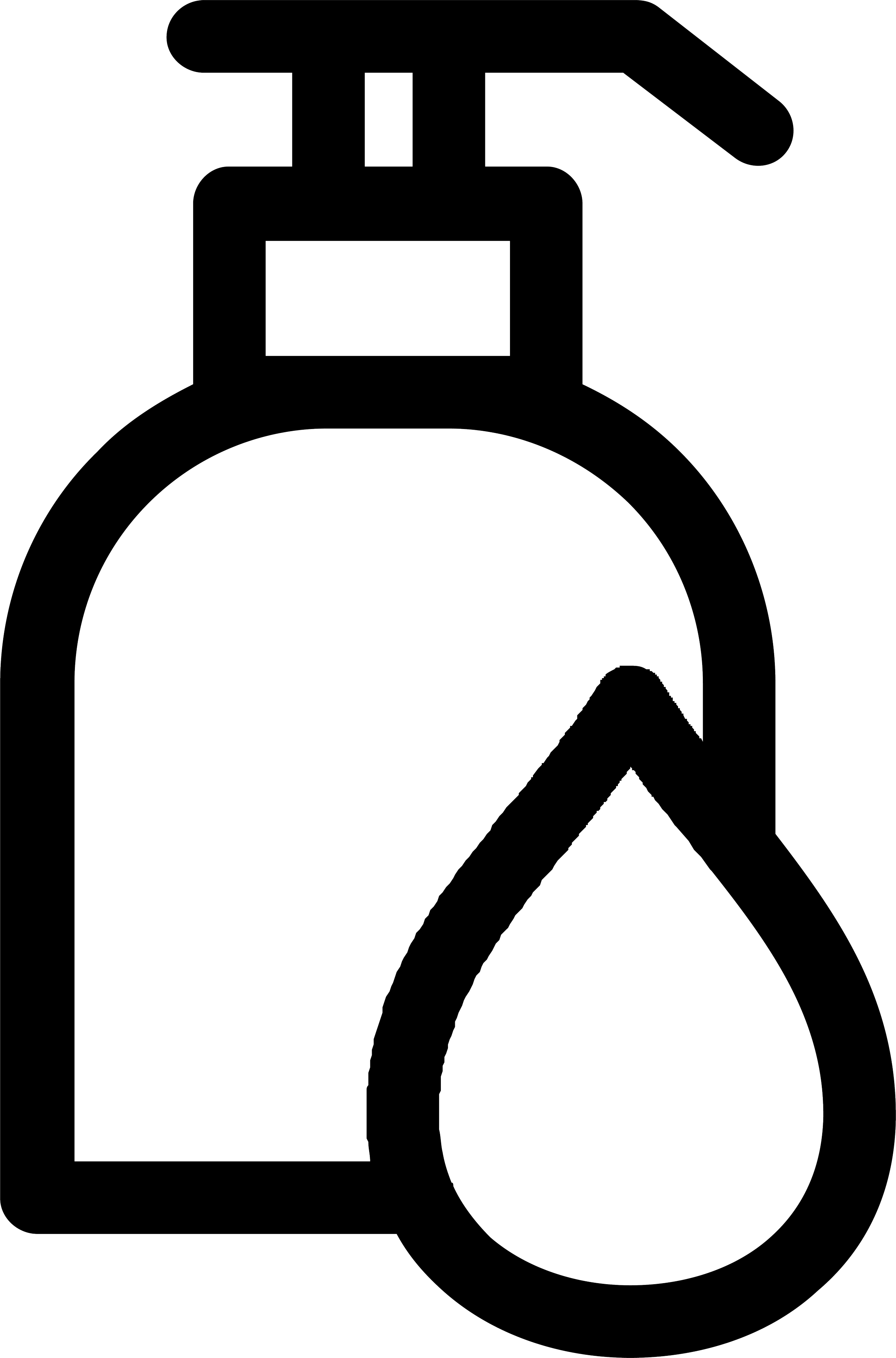 Linee di un distributore di detersivo