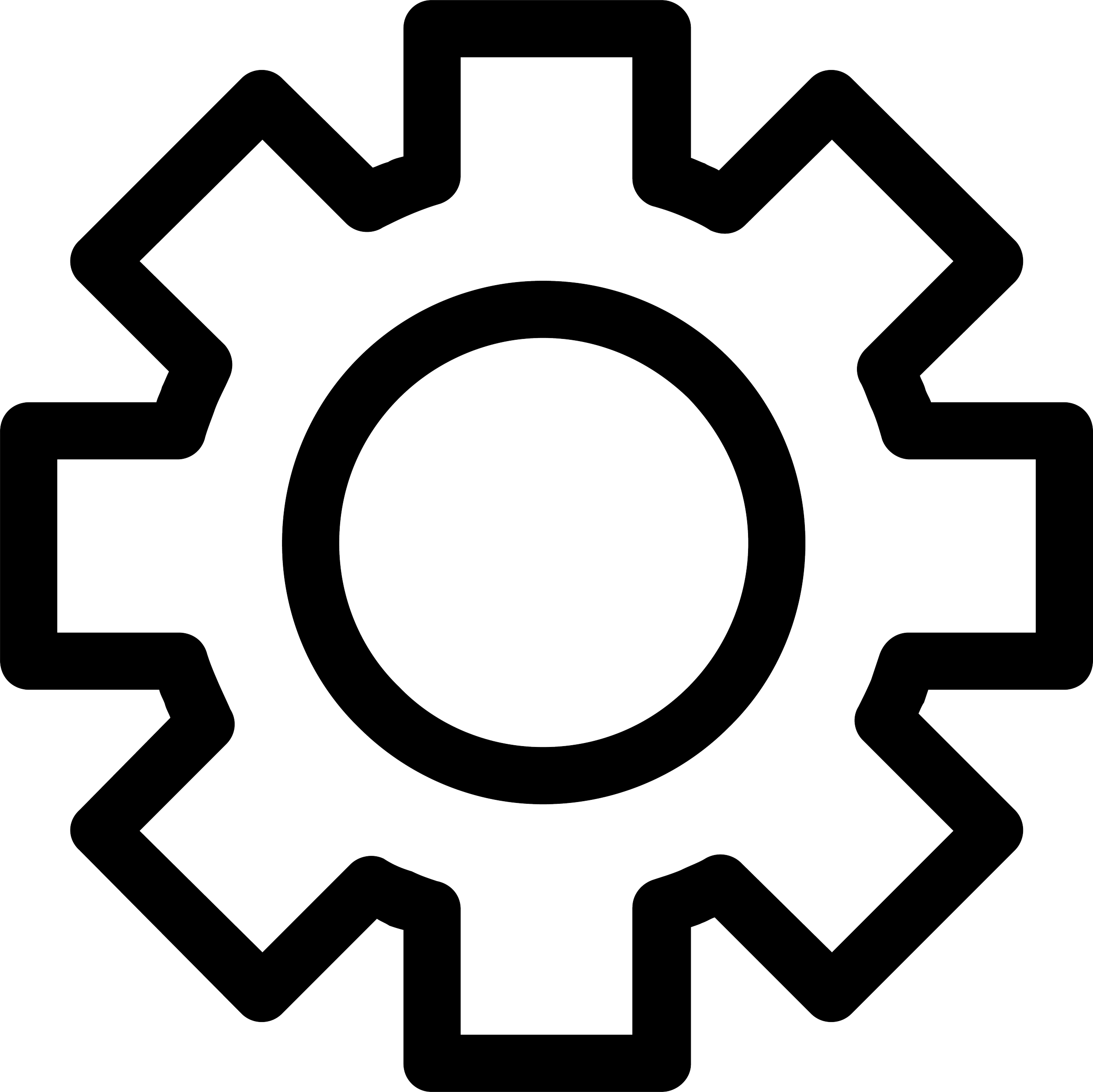 Contorno di una grande vite o ingranaggio geometrico con linee sottili.