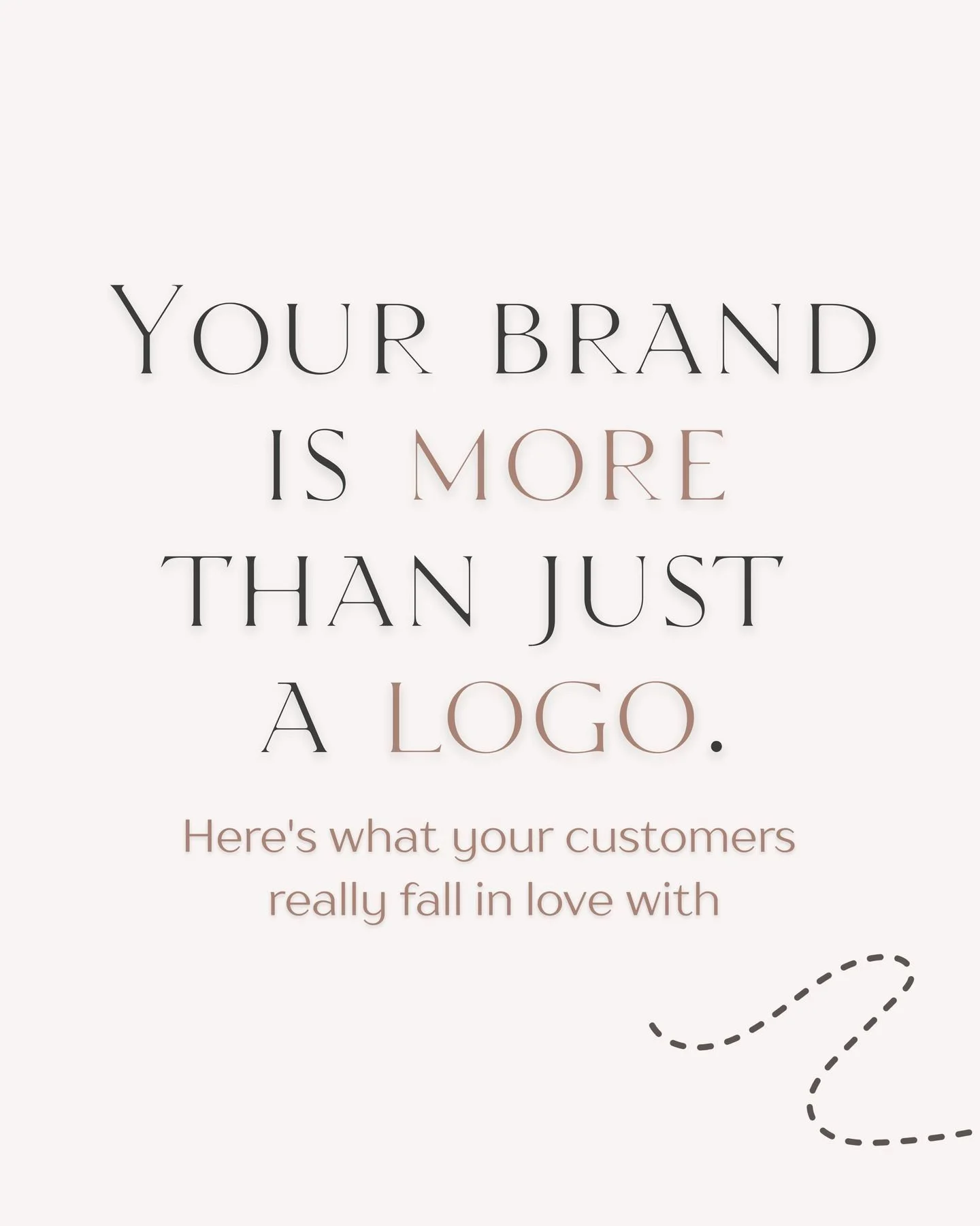 Your brand is so much more than your logo... 👏 

While great visuals are an integral part of nailing down your brand, connecting with your audience goes way beyond looks. 
 
The visual may stop the scroll. But it's the voice keeps them reading and t