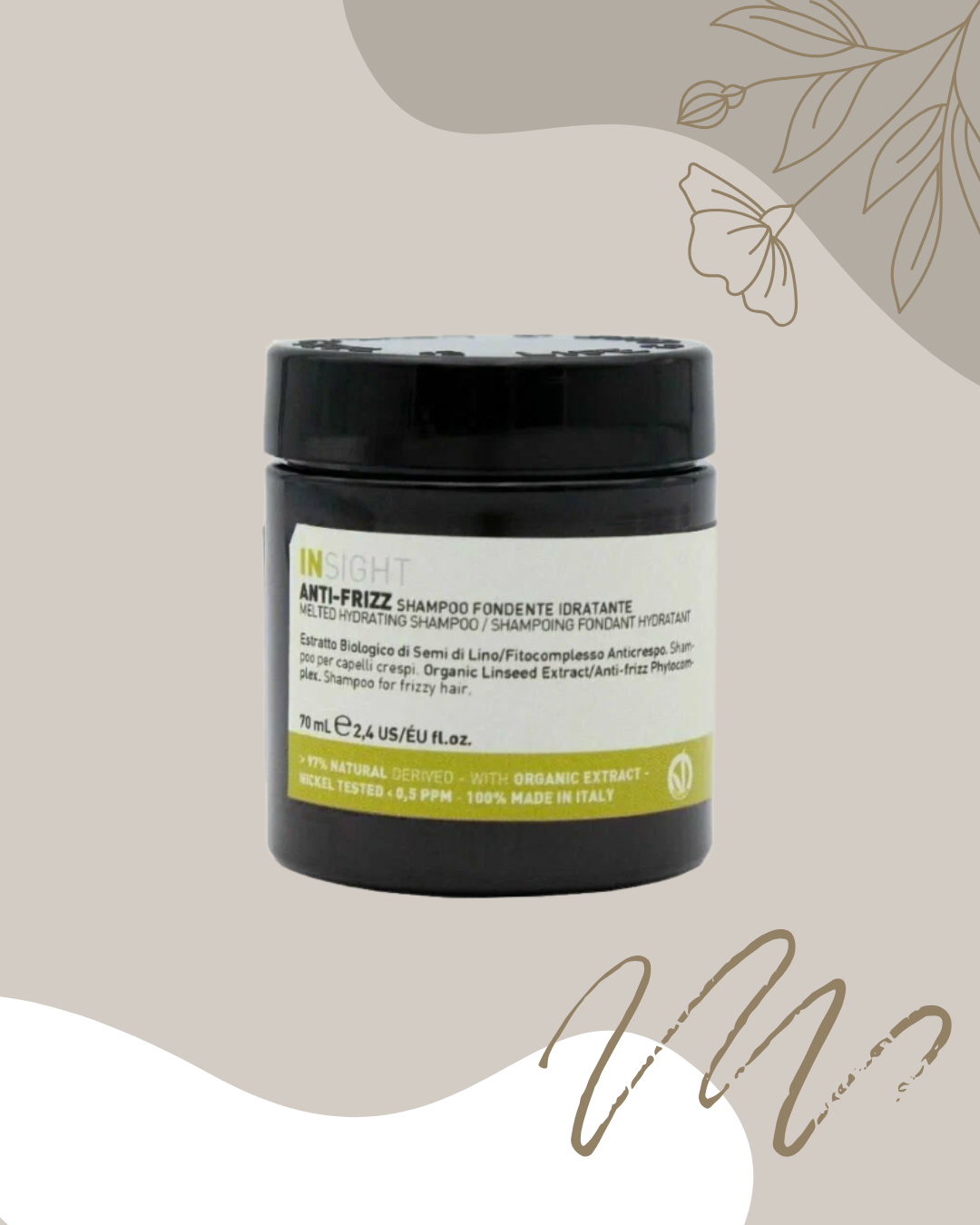 Insight - Anti-Frizz - Shampooing fondant hydratant