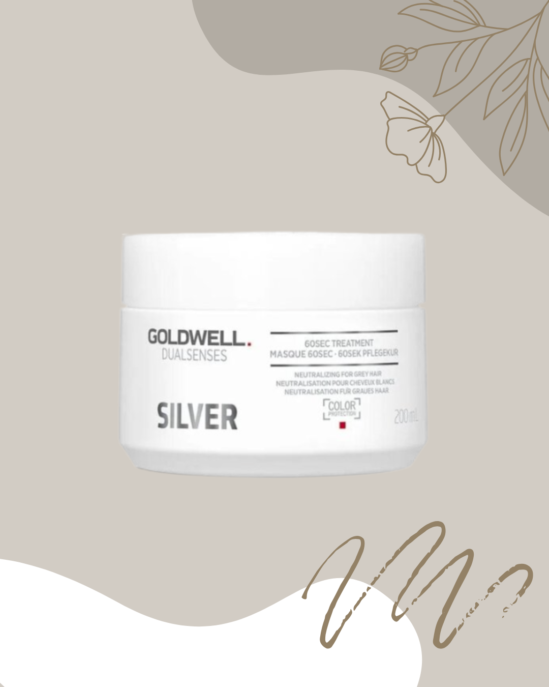 Goldwell Dualsenses - Masque Silver - Neutralisation pour cheveux blancs