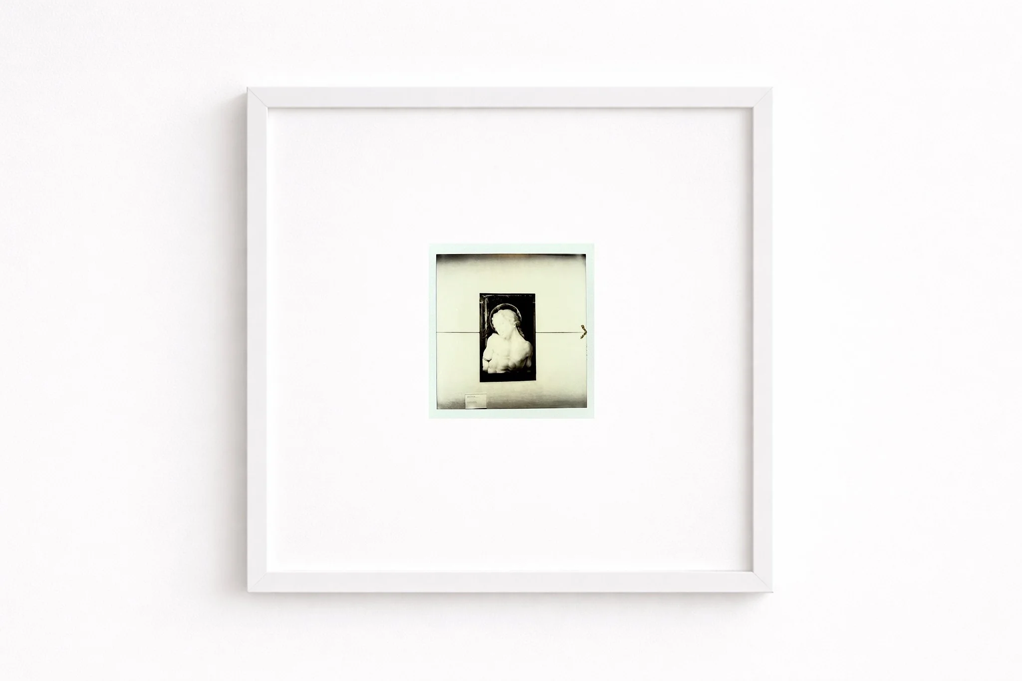 Le Christ Sébastien, 2025
Polaroid framed
33 x 33 cm