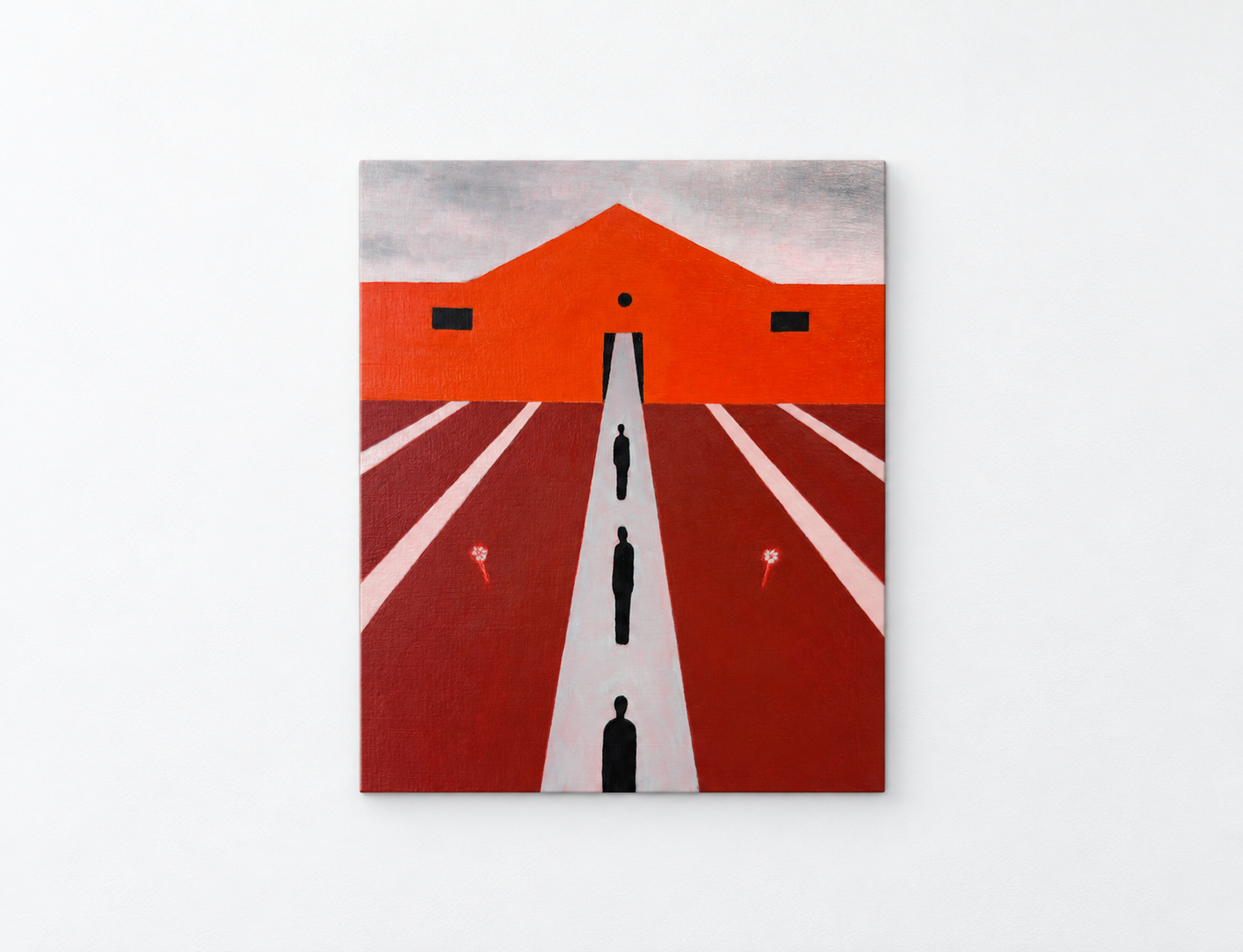 Jean Gfeller
I'll be in my office, 2026
Oil on wood
14 x 18 cm 