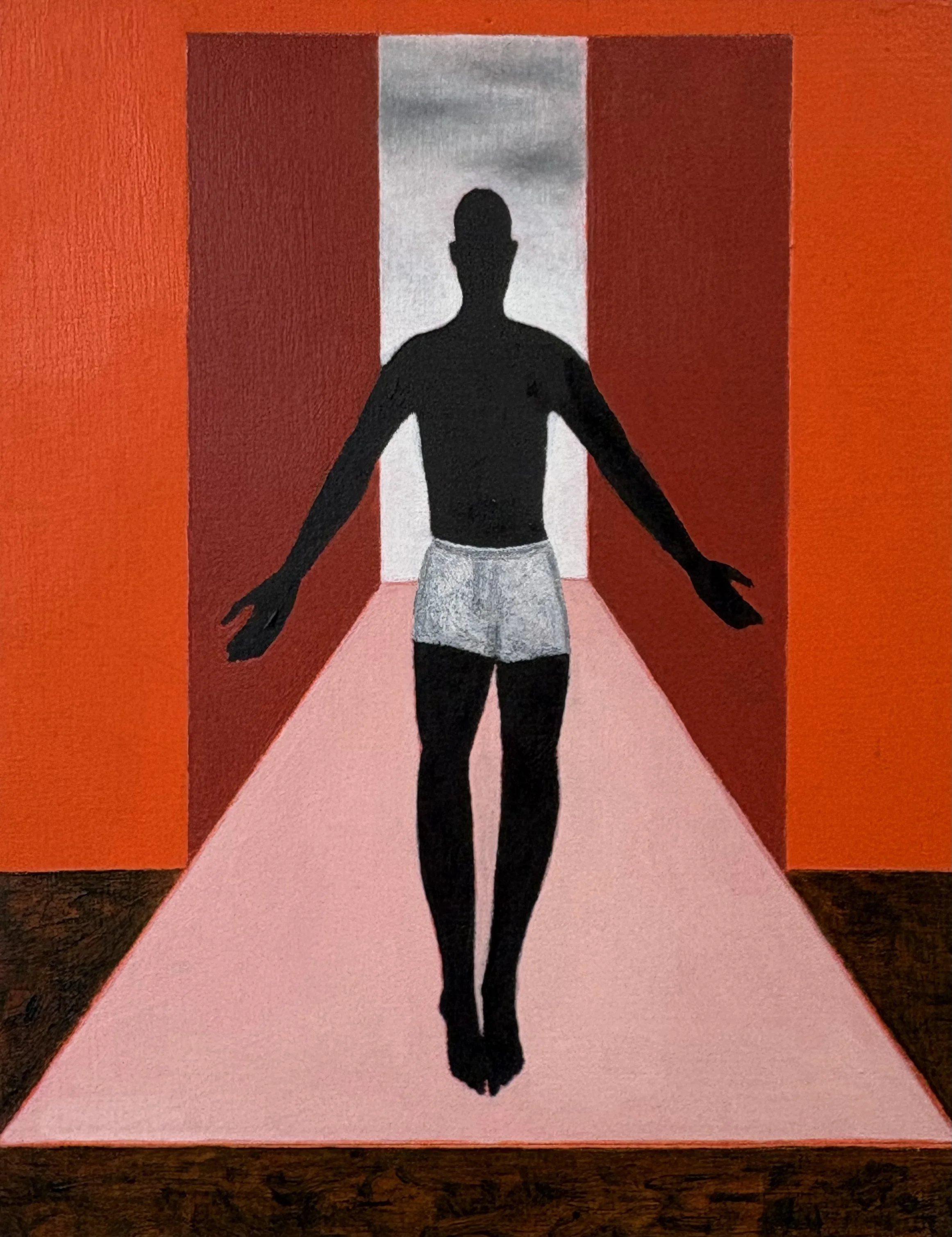 Jean Gfeller 
Actually, I am happier than ever, 2026
Oil on wood
14 x 18 cm

1'500 CHF