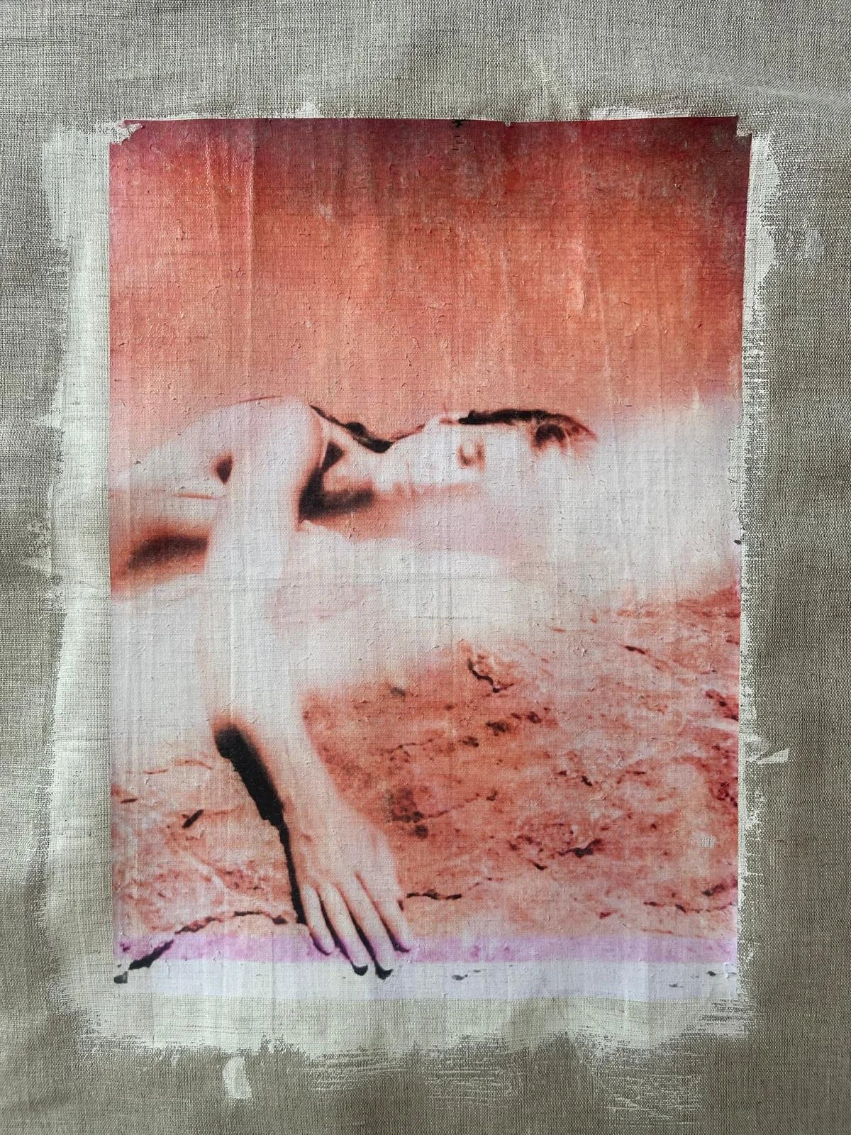 Sunshine of your love, 2024
Ink transfer framed mounted
29,4 x 21,4 cm 
Unique piece