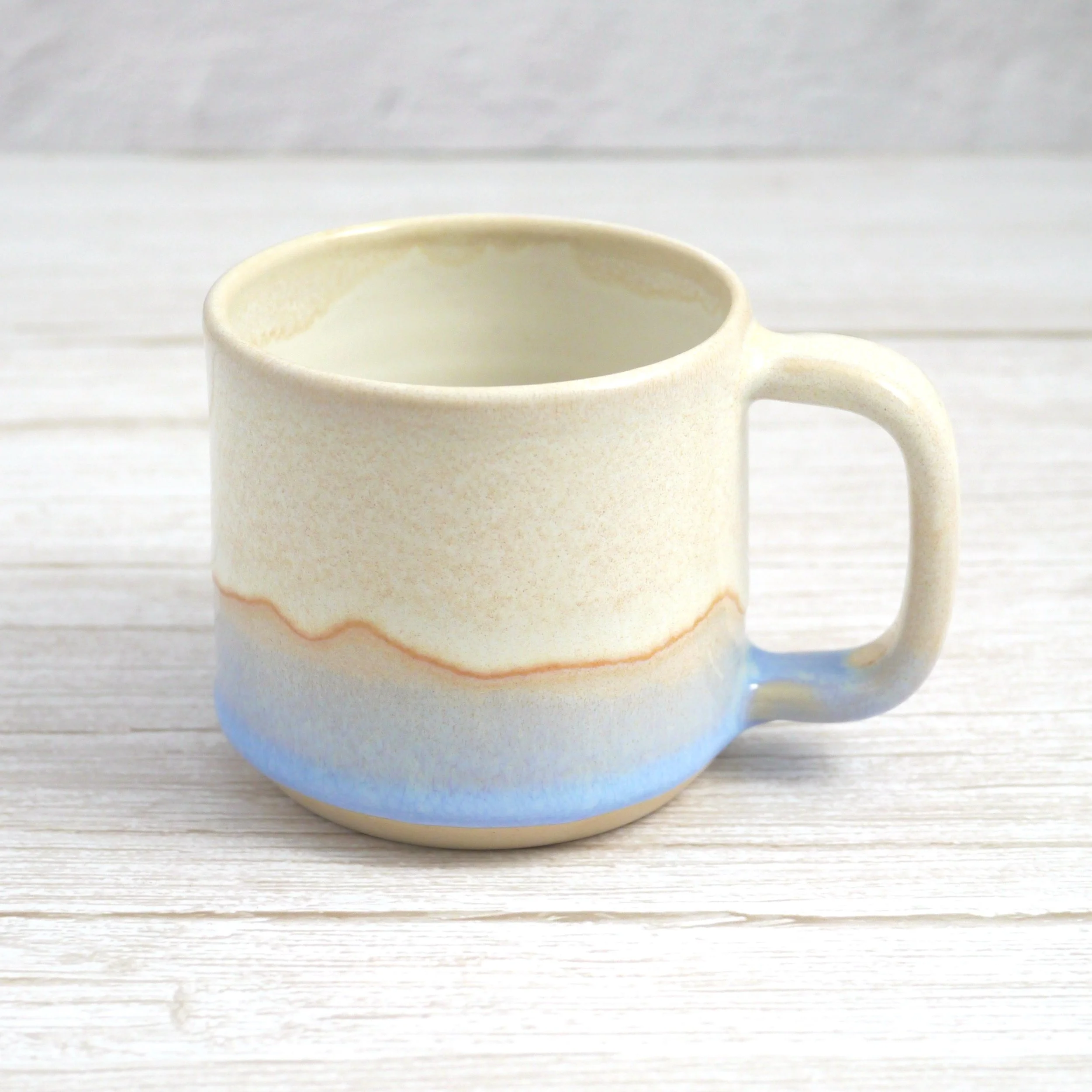 Hand-thrown ceramic mug