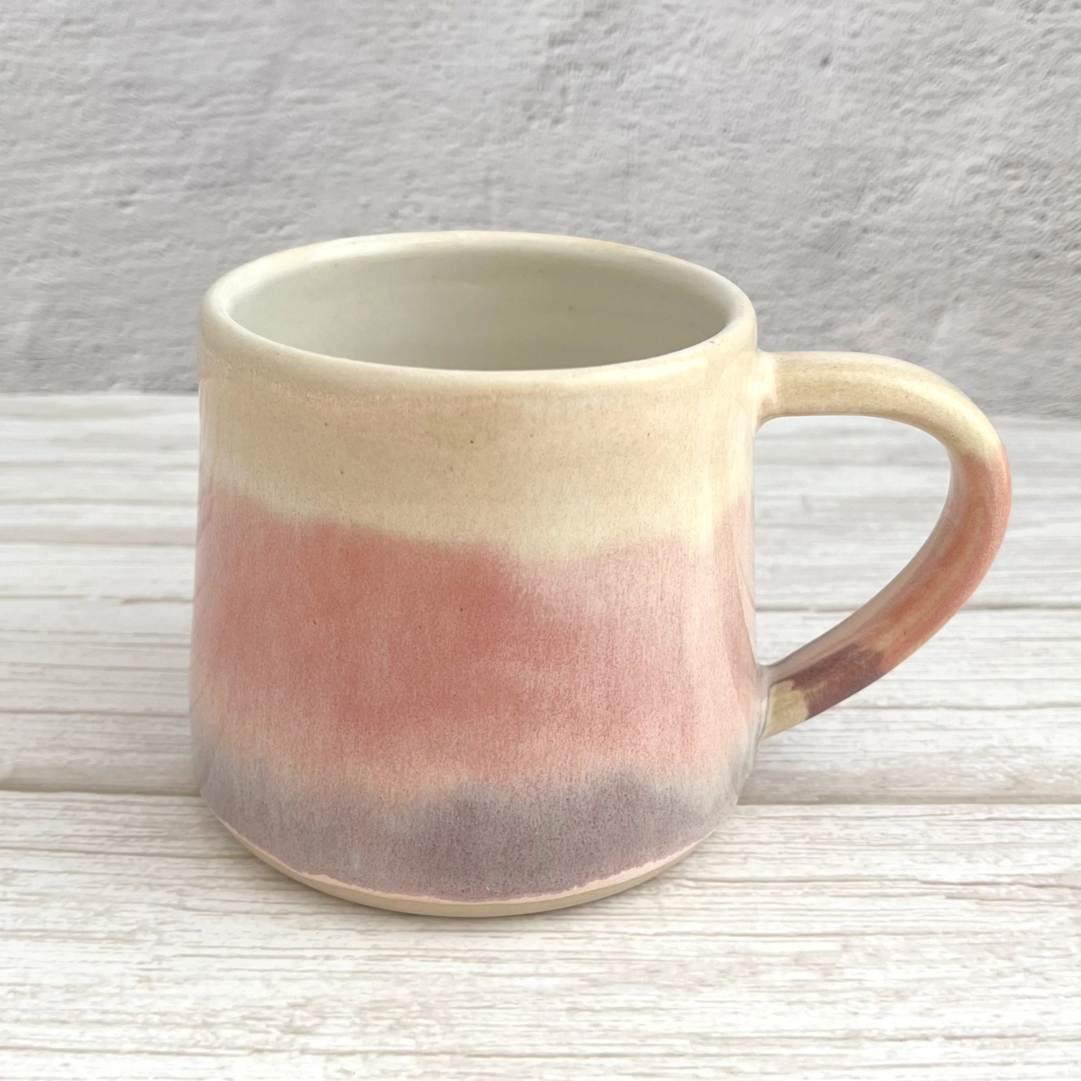 Smooth mug - Blush pink and smoky lilac