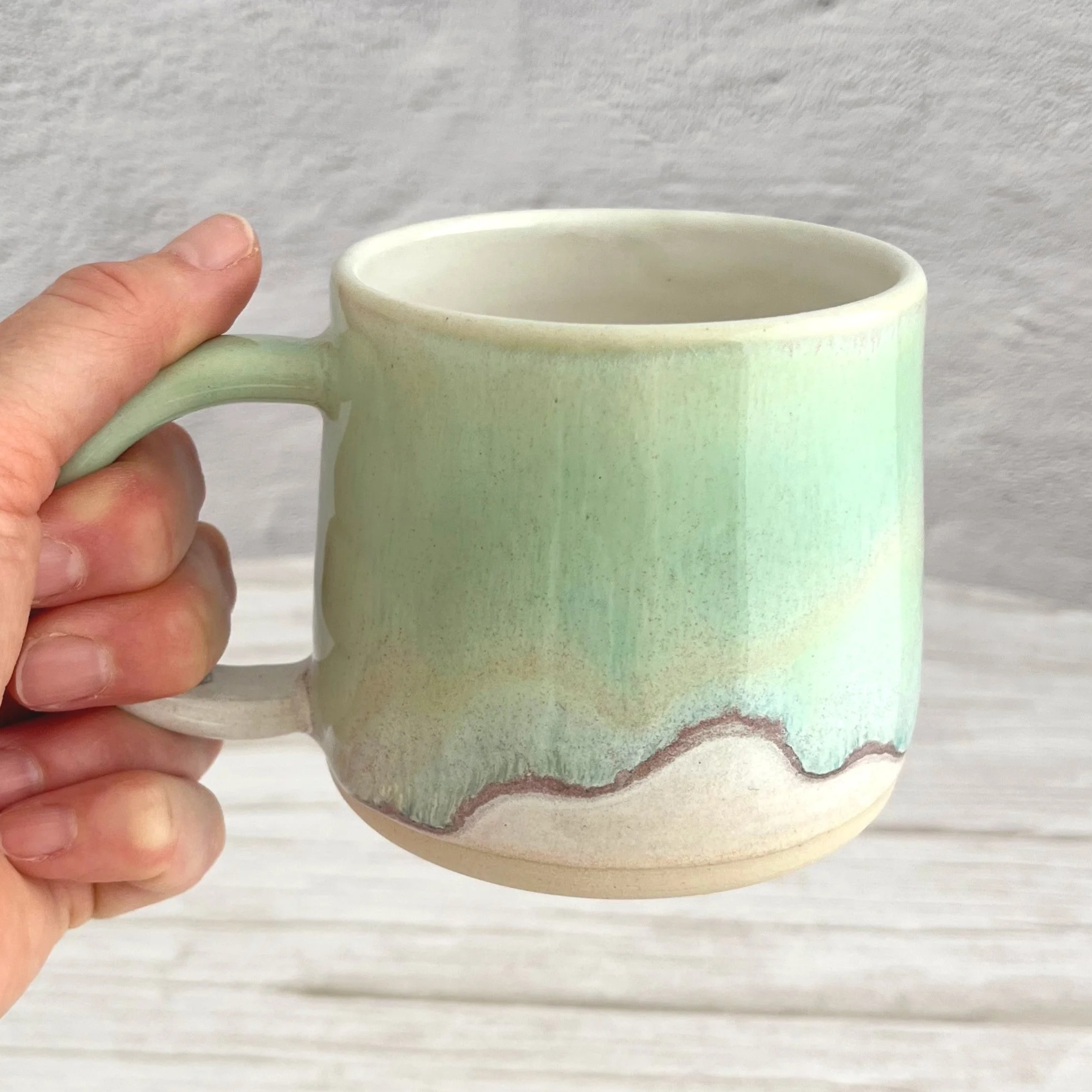 Smooth mug - Sea green I