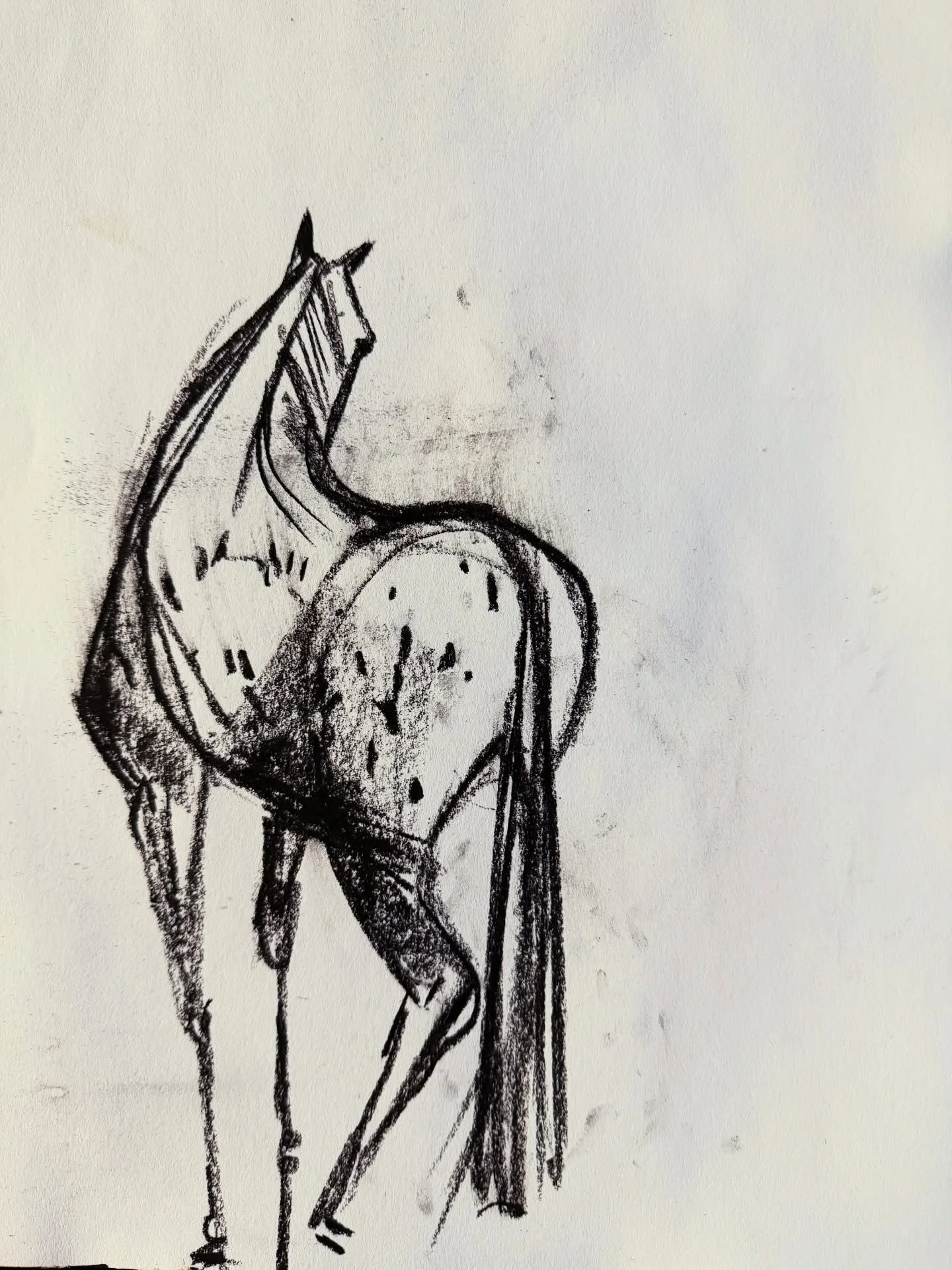 I love how the 2 sides of my brain can work simultaneously on completely different tasks!🧐
One of several sketches I did today while on a 2 hour phone call to O2 trying to sort out my phone contract ..grrrrr !!🙃

Drawing completely takes away that 