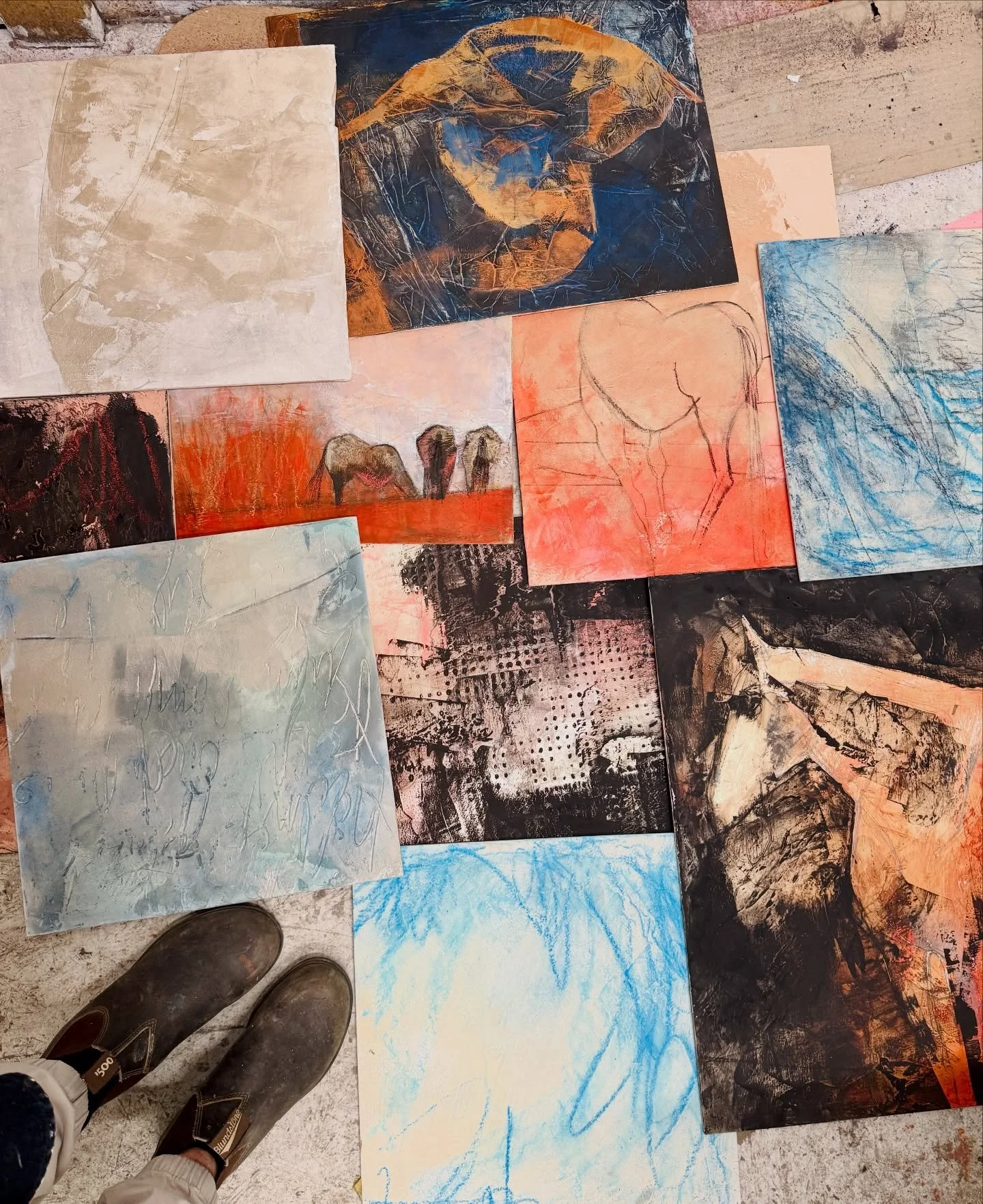 Pushing my boundaries, broadening my horizons, and taking on new challenges with the horses always seems to circle back into the studio.

I&rsquo;ve been in training with Spirit these past few weeks, getting us both fit for an extreme adventure ride 