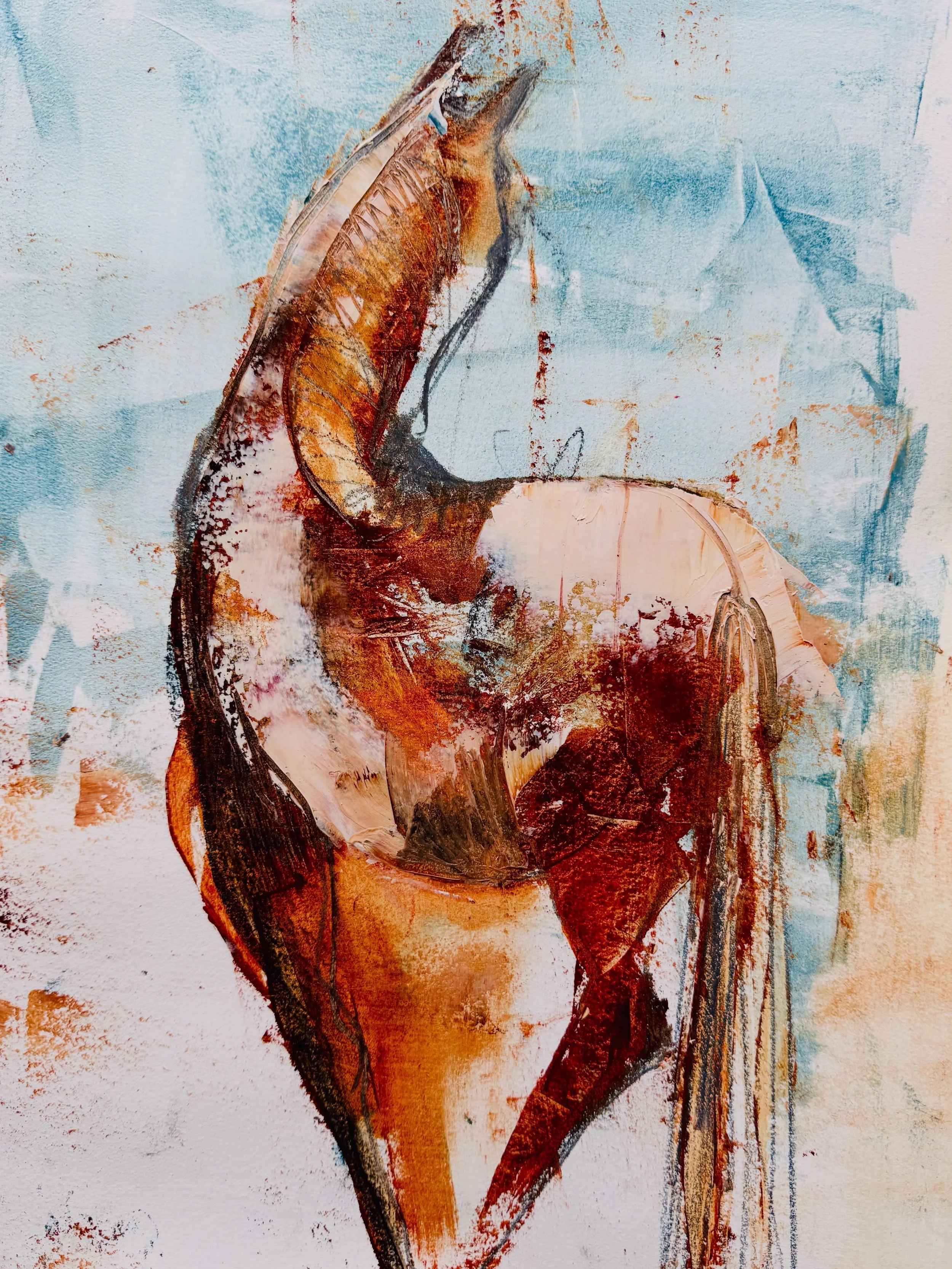 Paint sketch in oil 

I&rsquo;m spending a lot of time making a lot of mess and mistakes with oil paint&hellip; it&rsquo;s a whole new dimension !
It&rsquo;s like riding a racehorse when you&rsquo;ve been used to a Gypsy cob! 

It moves and acts comp