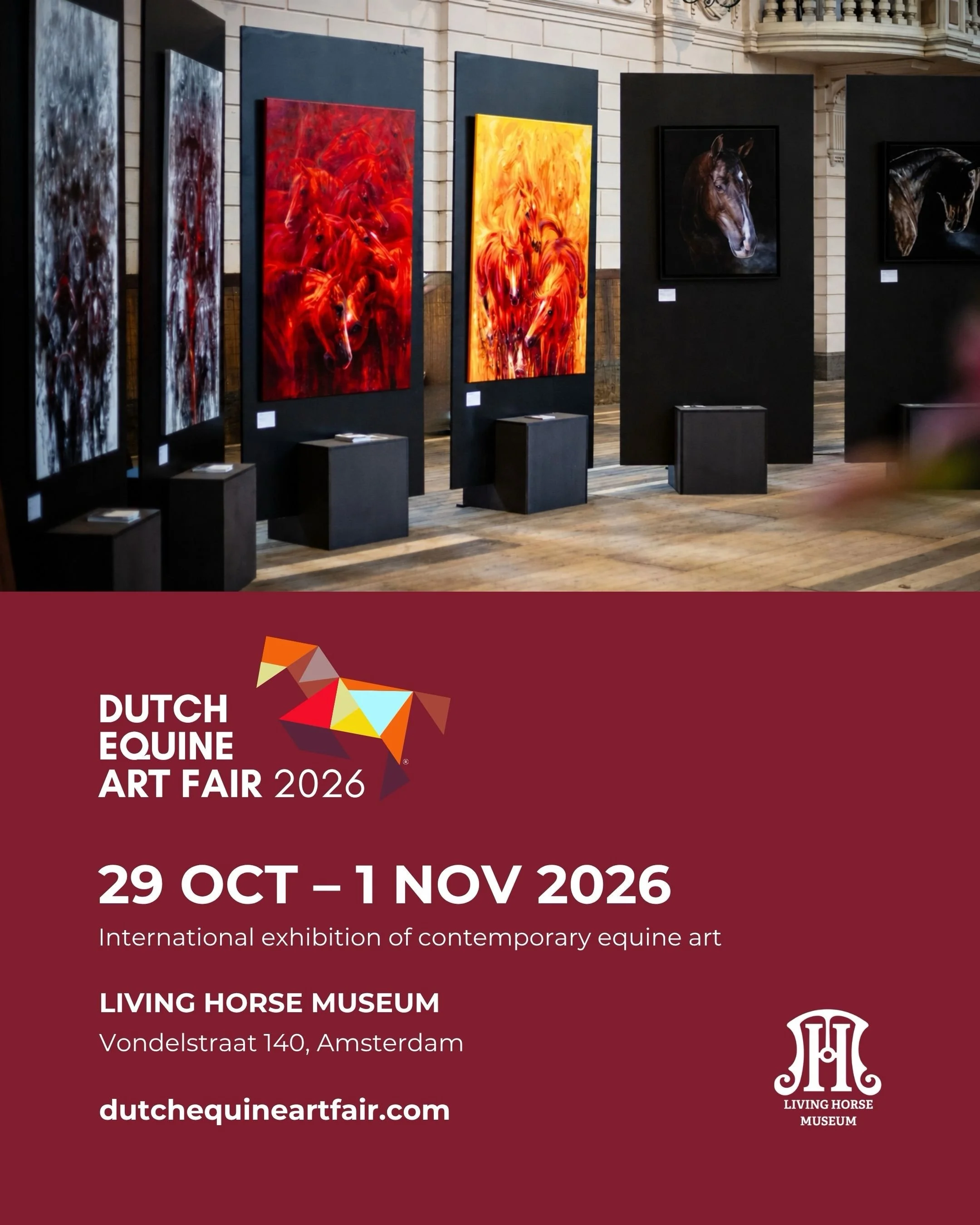 I&rsquo;m thrilled to be taking my horse paintings to the Netherlands 🇳🇱 

The Dutch Equine Art Fair has been on my radar for a while, so I&rsquo;m delighted to have been selected for the fourth edition, held at the Living Horse Museum in Amsterdam
