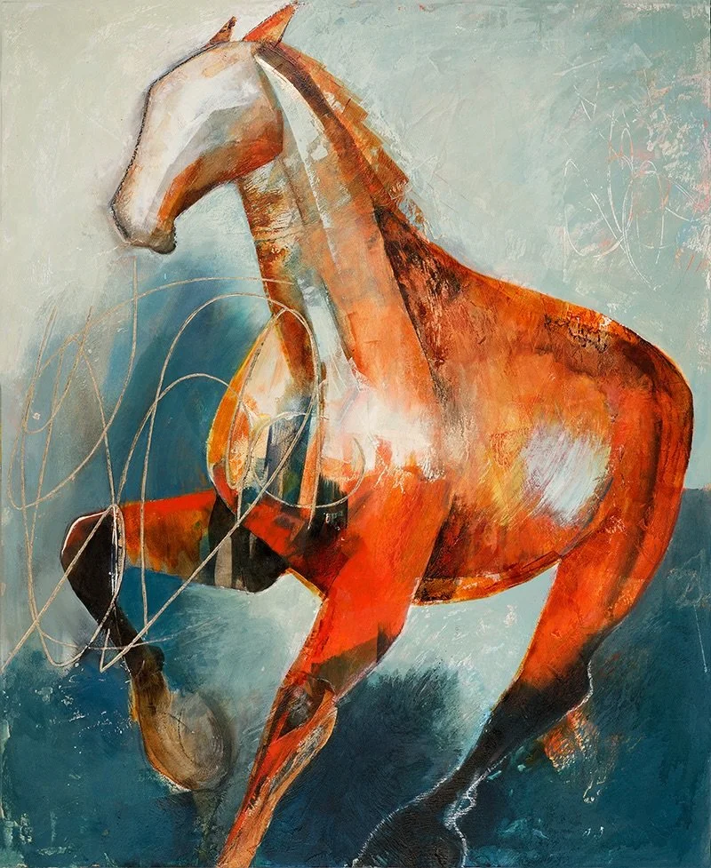 &ldquo;Untethered Soul&rdquo;

When I painted this piece, I was reading The Untethered Soul by Michael A. Singer, a book that explores the freedom we find when we loosen the mind&rsquo;s grip and allow life to unfold, rather than constantly trying to