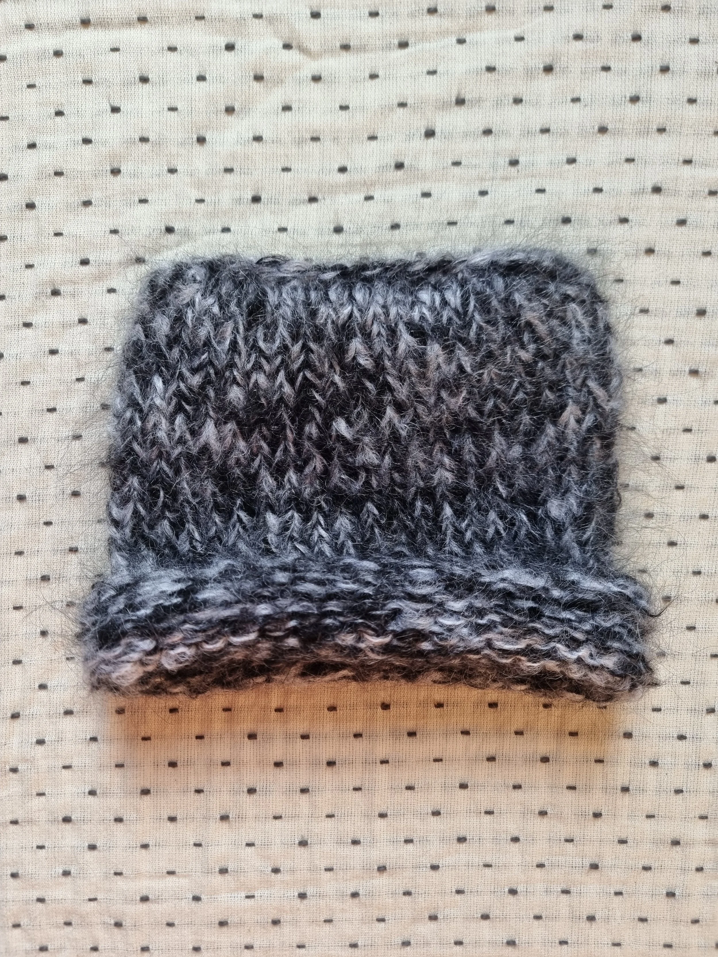Handknit Vintage Mohair Hat