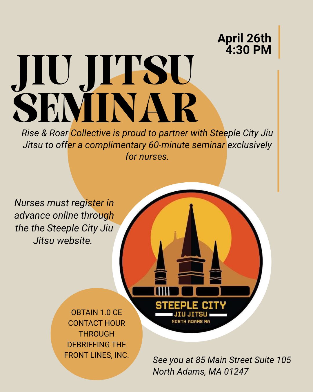 Steeple City Jiu Jitsu Seminar