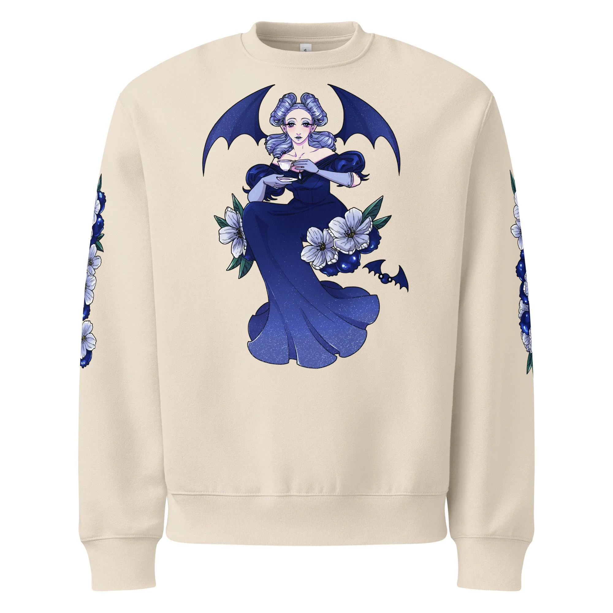 Vampire Girl "Lady Berry" Oversized heavyweight sweatshirt