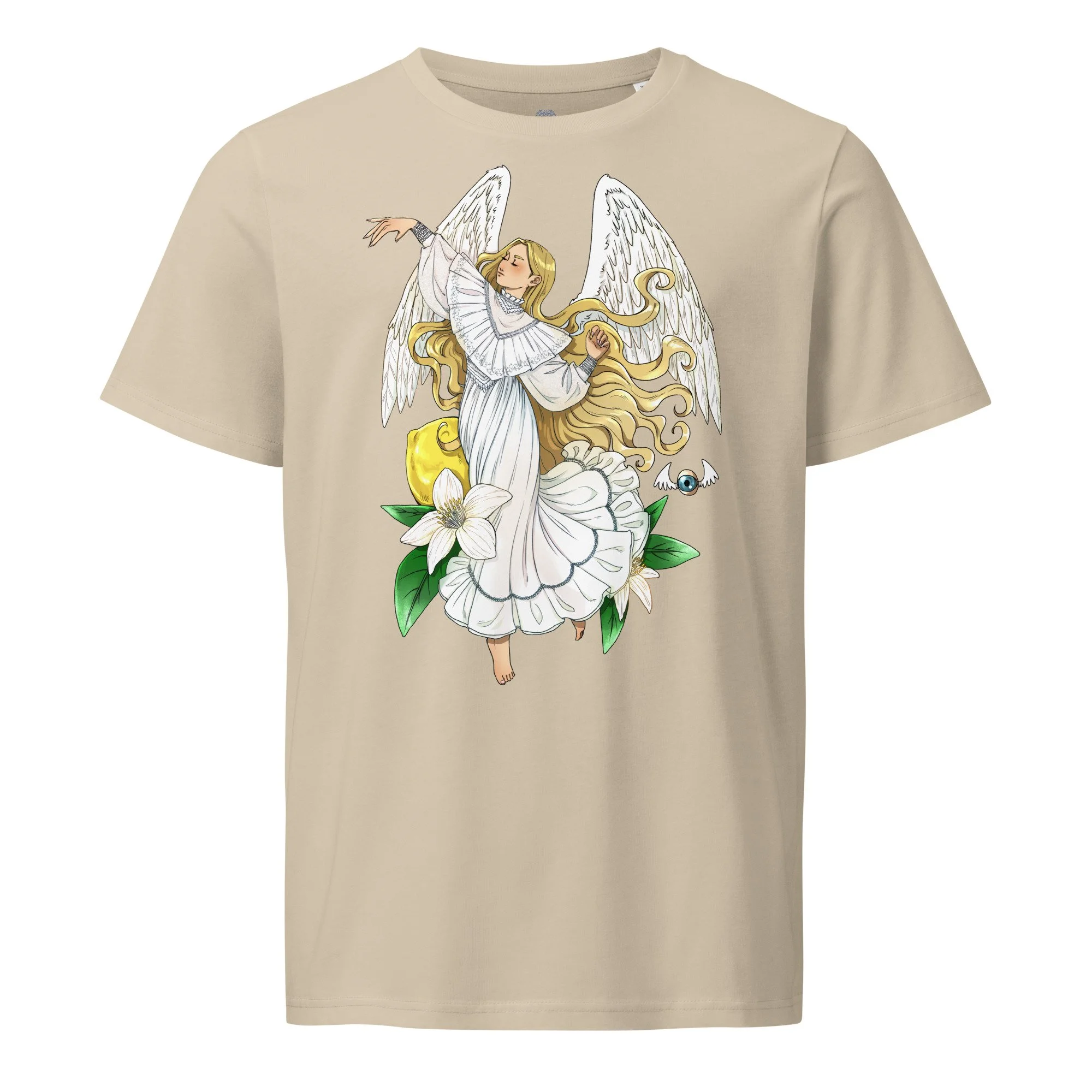 Lemon Inspired Angel Girl "Gabrielle" Unisex organic mid-light t-shirt - Original Character Merch! - 10% DISCOUNT
