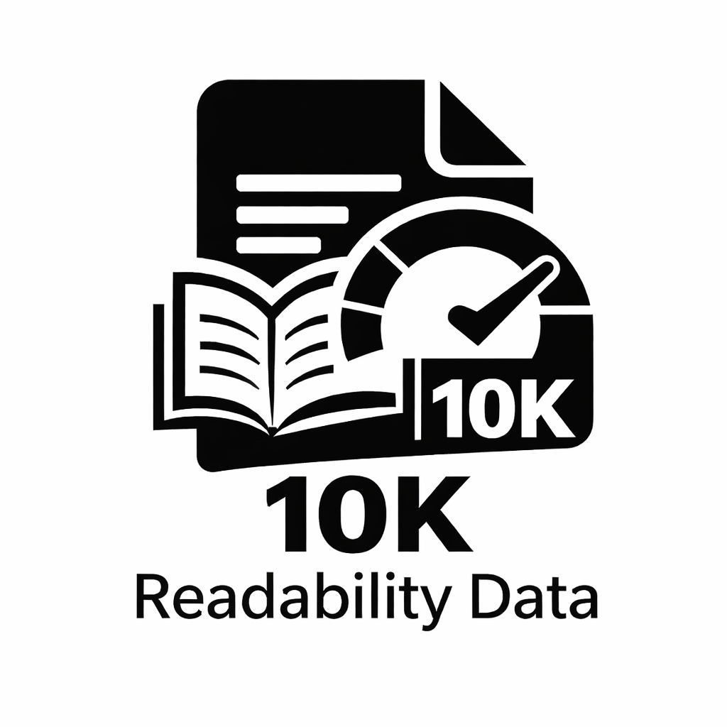 10K Readability Data