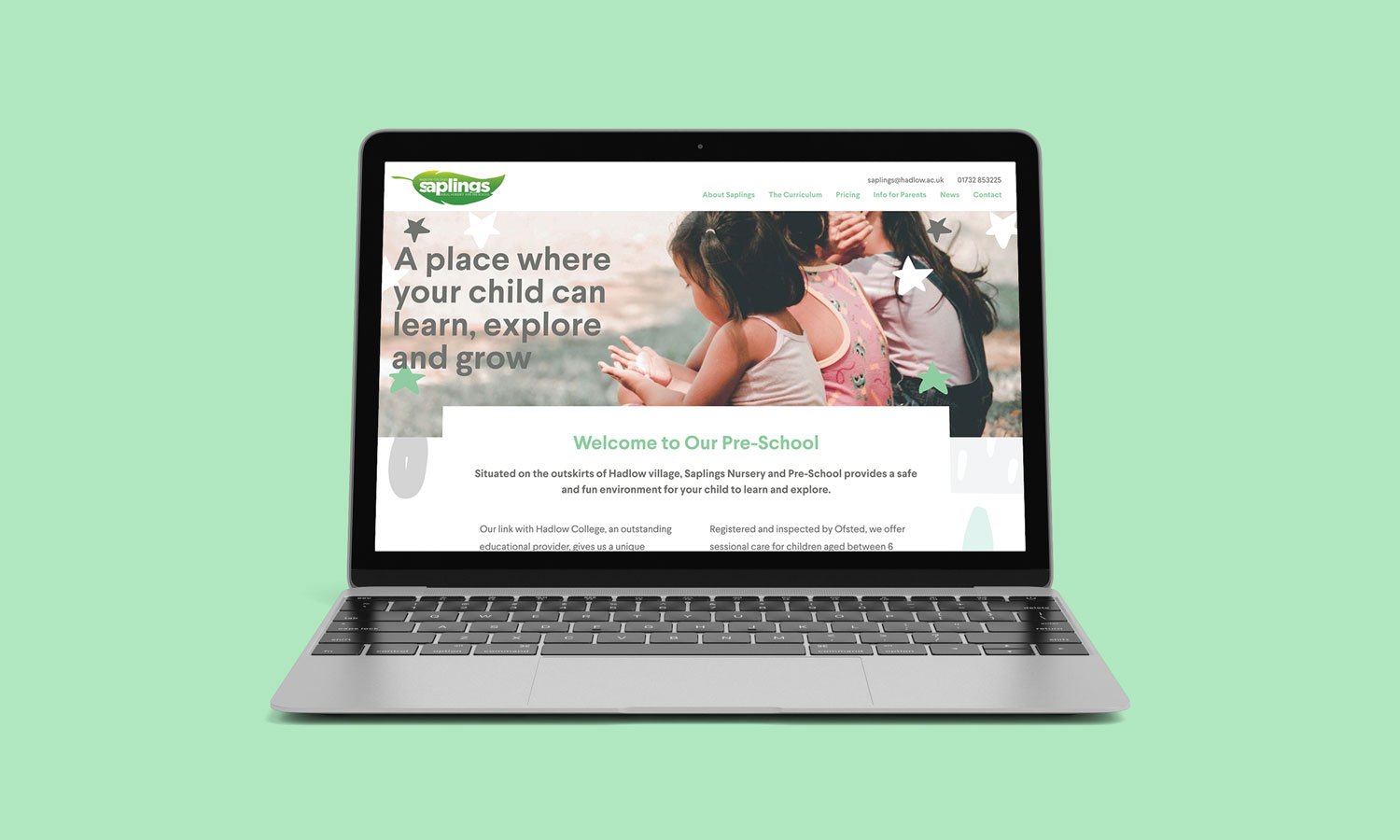 Saplings Nursery - Website Redesign