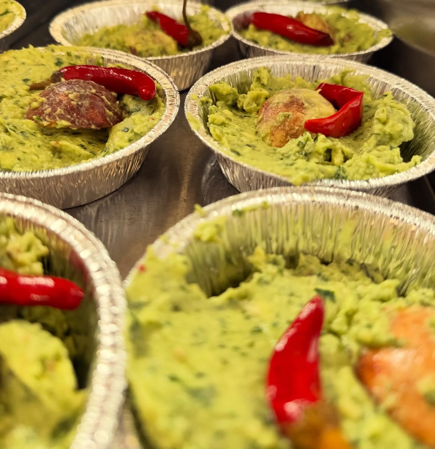 Perfect lunchtime snack! 
Our tacos! 
Fresh with homemade guacamole. Made on site! Treat your staff to some delicious food