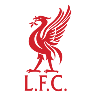 The Liverpool Football Club logo featuring a red liver bird with a football and 'L.F.C.' text underneath.