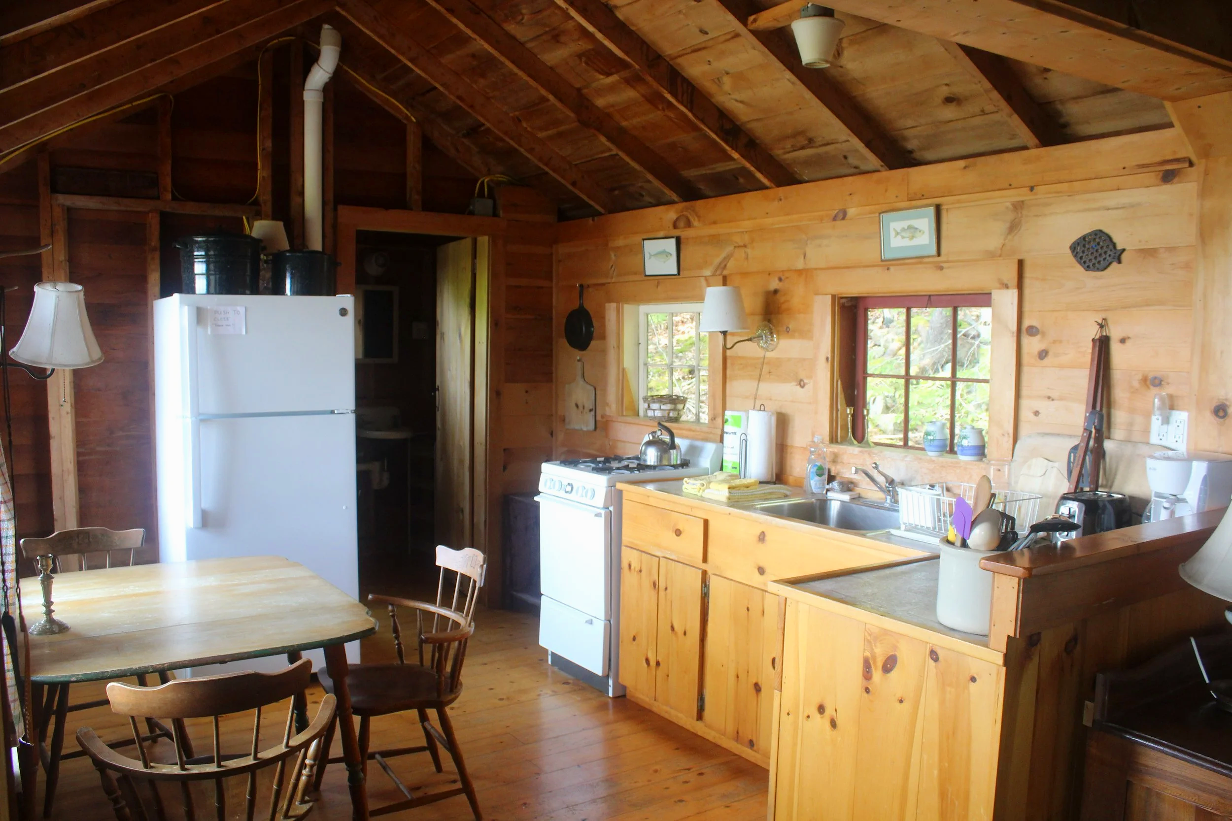 Kitchen and bathroom