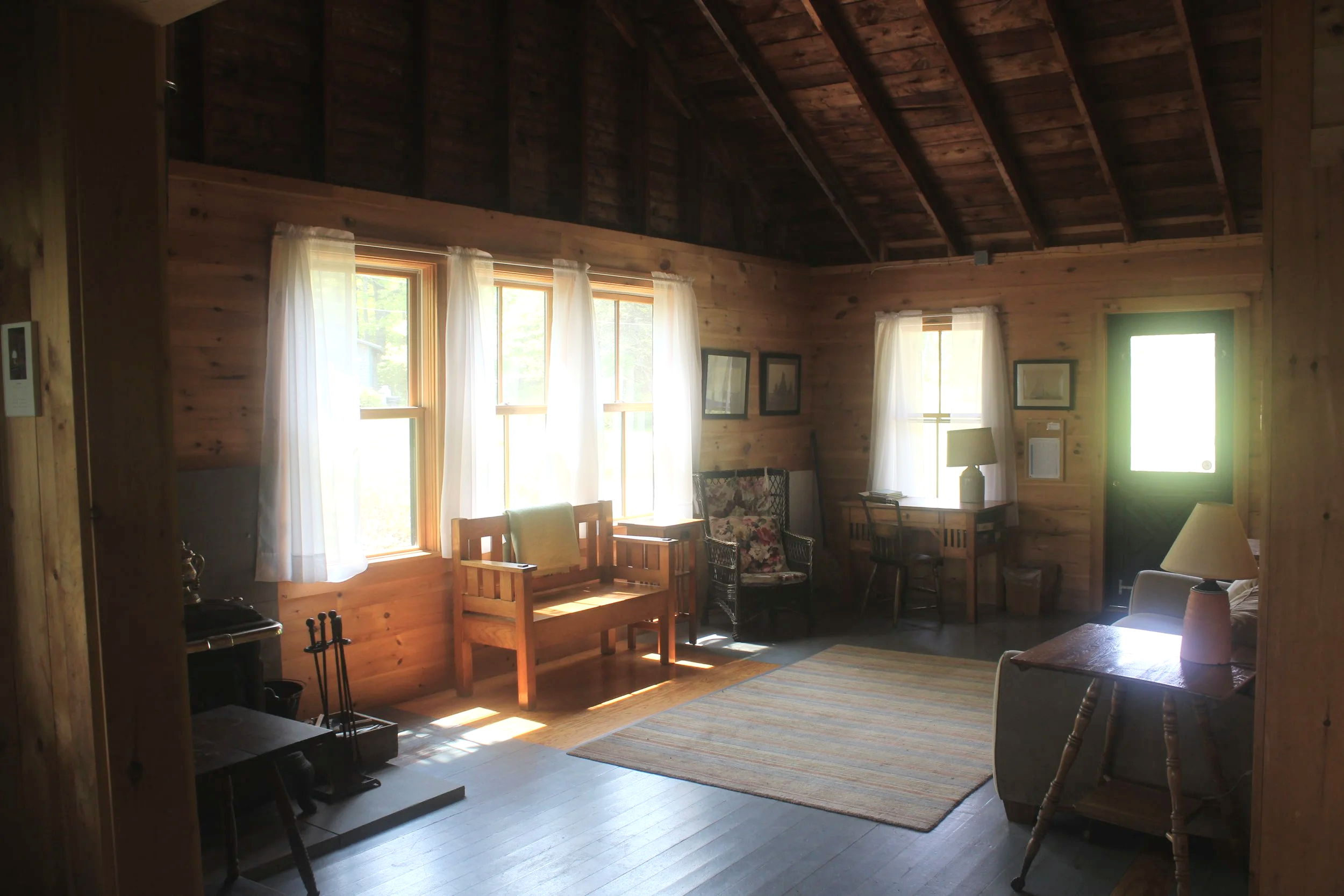 Living room and front door