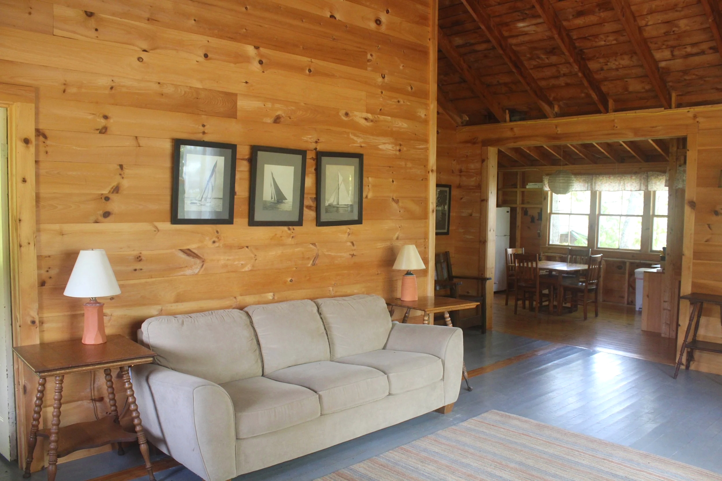 Living room and kitchen