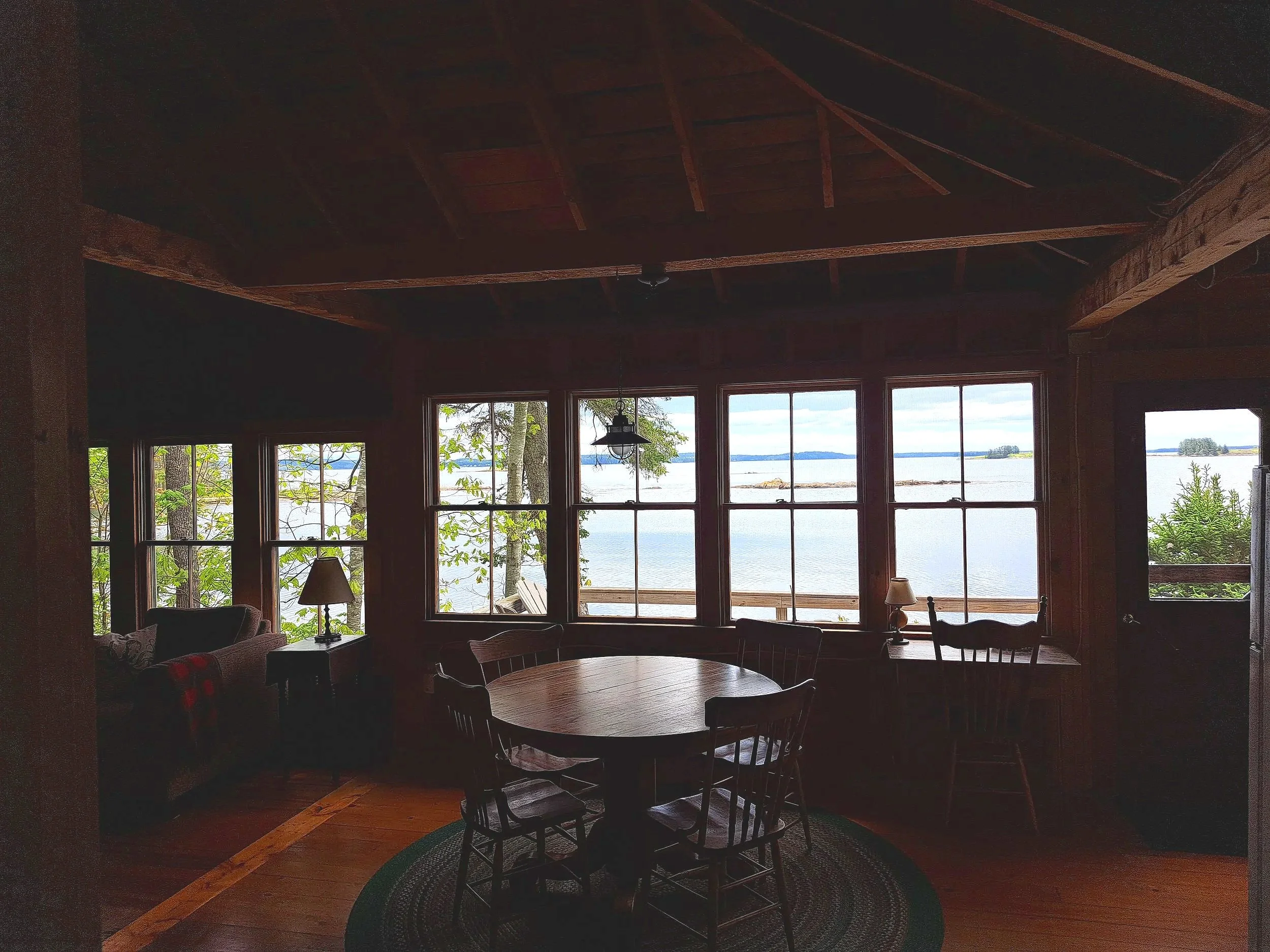 Ocean view from living space