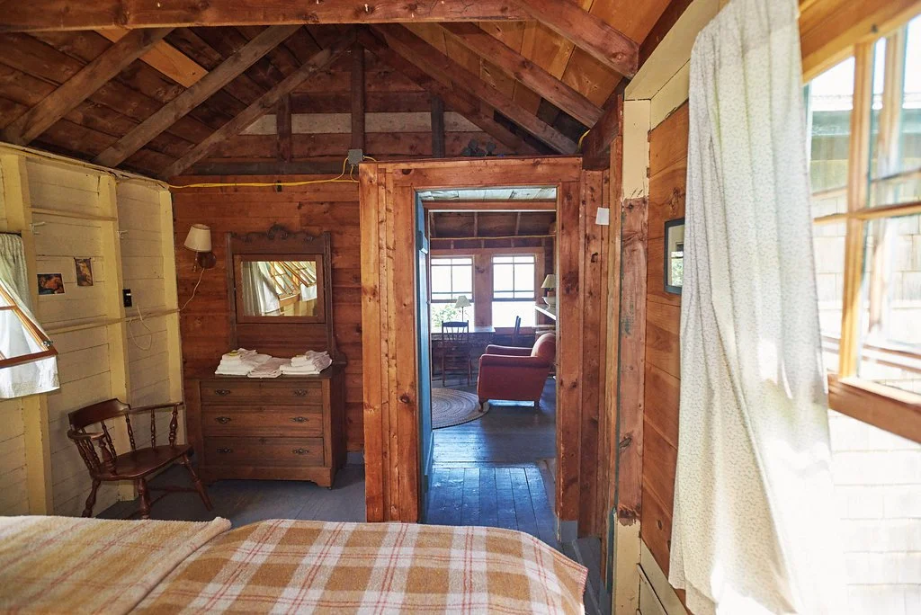 Bedroom looking towards the living room