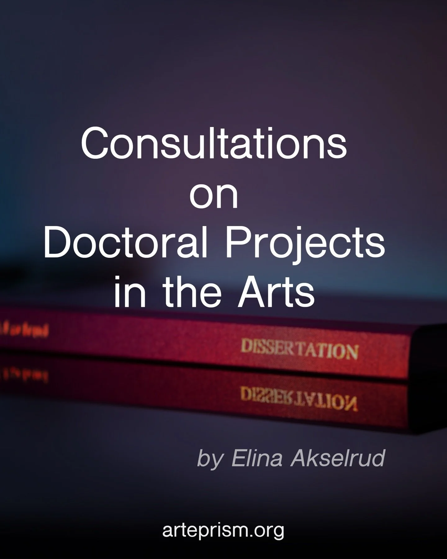 Thinking about pursuing a doctoral program in artistic practice? Dr. Elina Akselrud @eileenel shares insights on doctoral paths in the arts through individually-tailored consultations for artistic doctoral applicants and candidates. Swipe to read mor