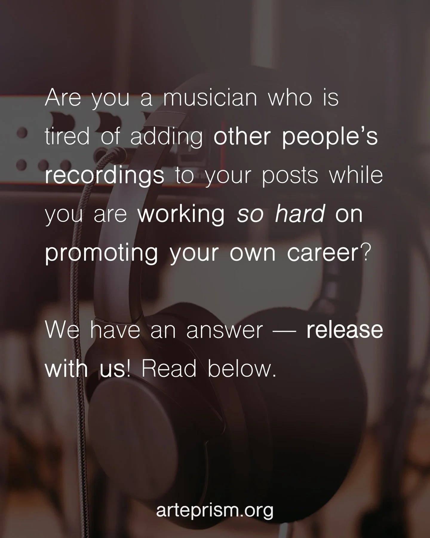 Arteprism Studios is proud to operate an independent sound label, offering release opportunities for professionally trained musicians across all genres and styles. We provide platforms for artists to share their work as digital albums and physical CD
