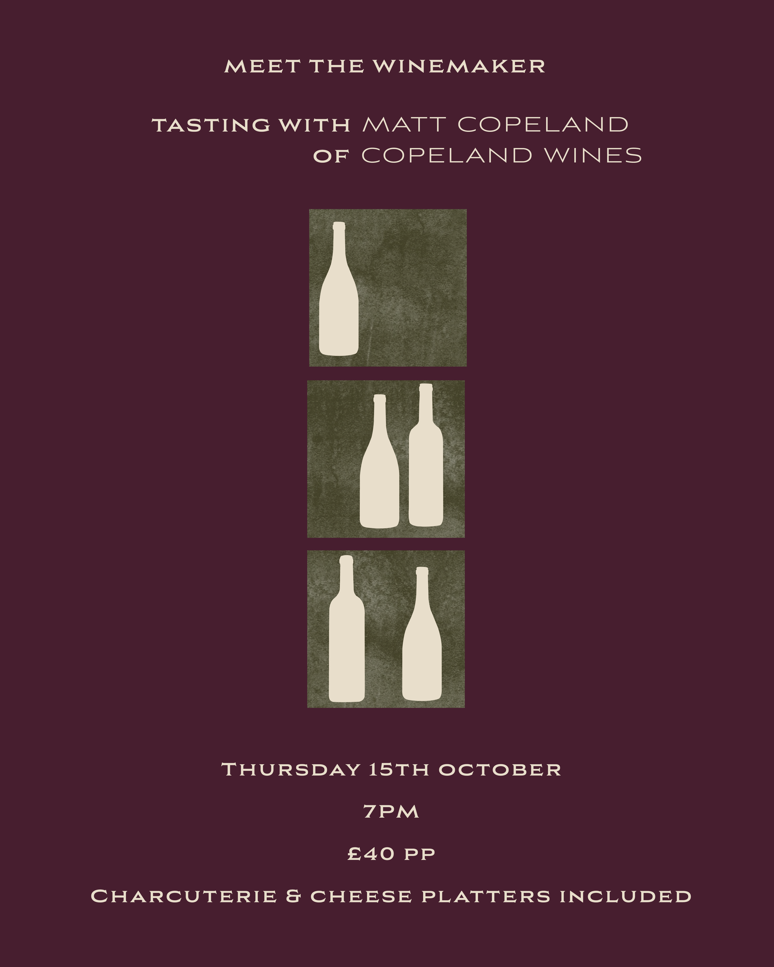 Meet the Winemaker Tasting: Matt Copeland of Copeland Wines