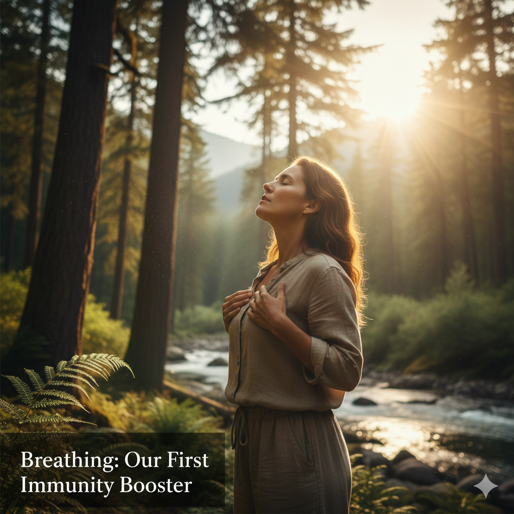 Breathing: Our first immunity booster