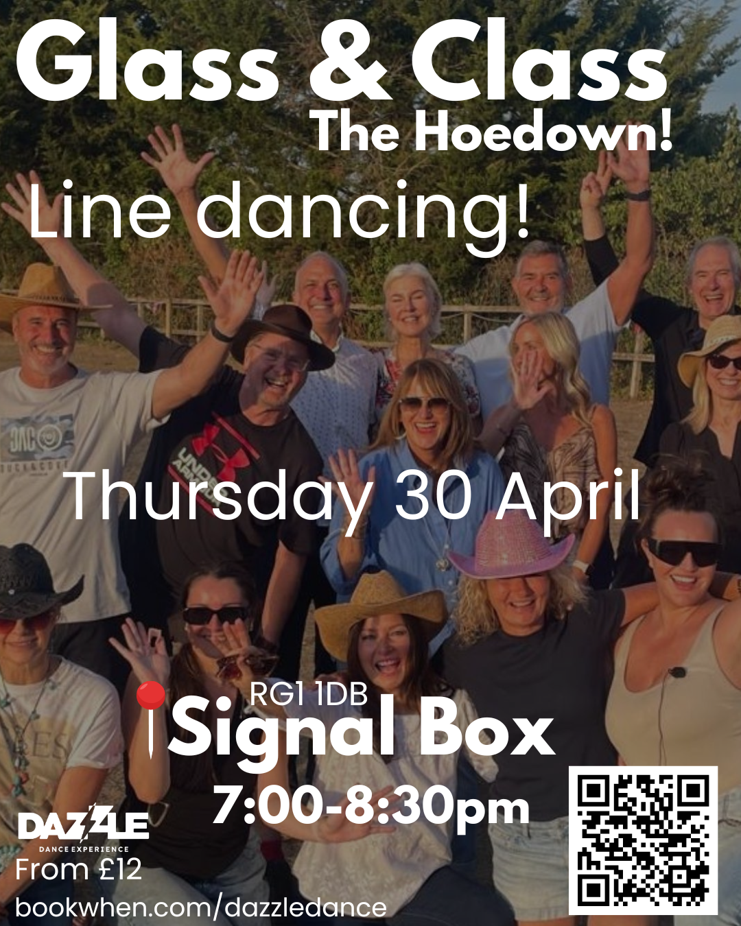 Dazzle Hoedown Line Dancing! Glass & Class | 30 April @ Signal Box ~ 7:00-8:30pm