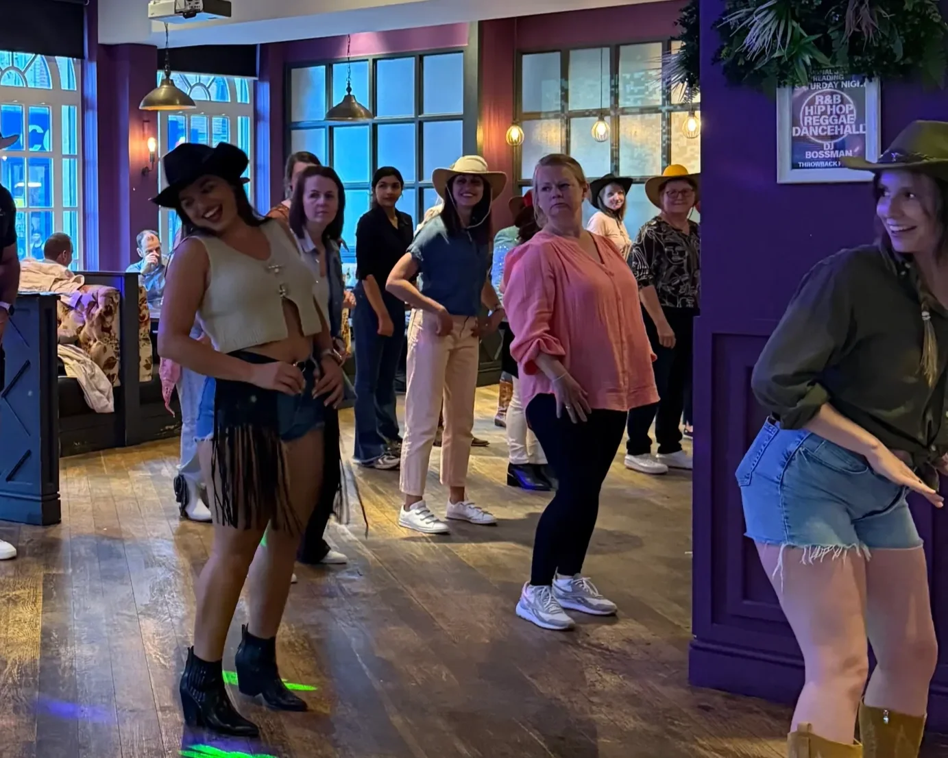 Line dancing class in Reading- Hoedown themed dance party at The Signal Box