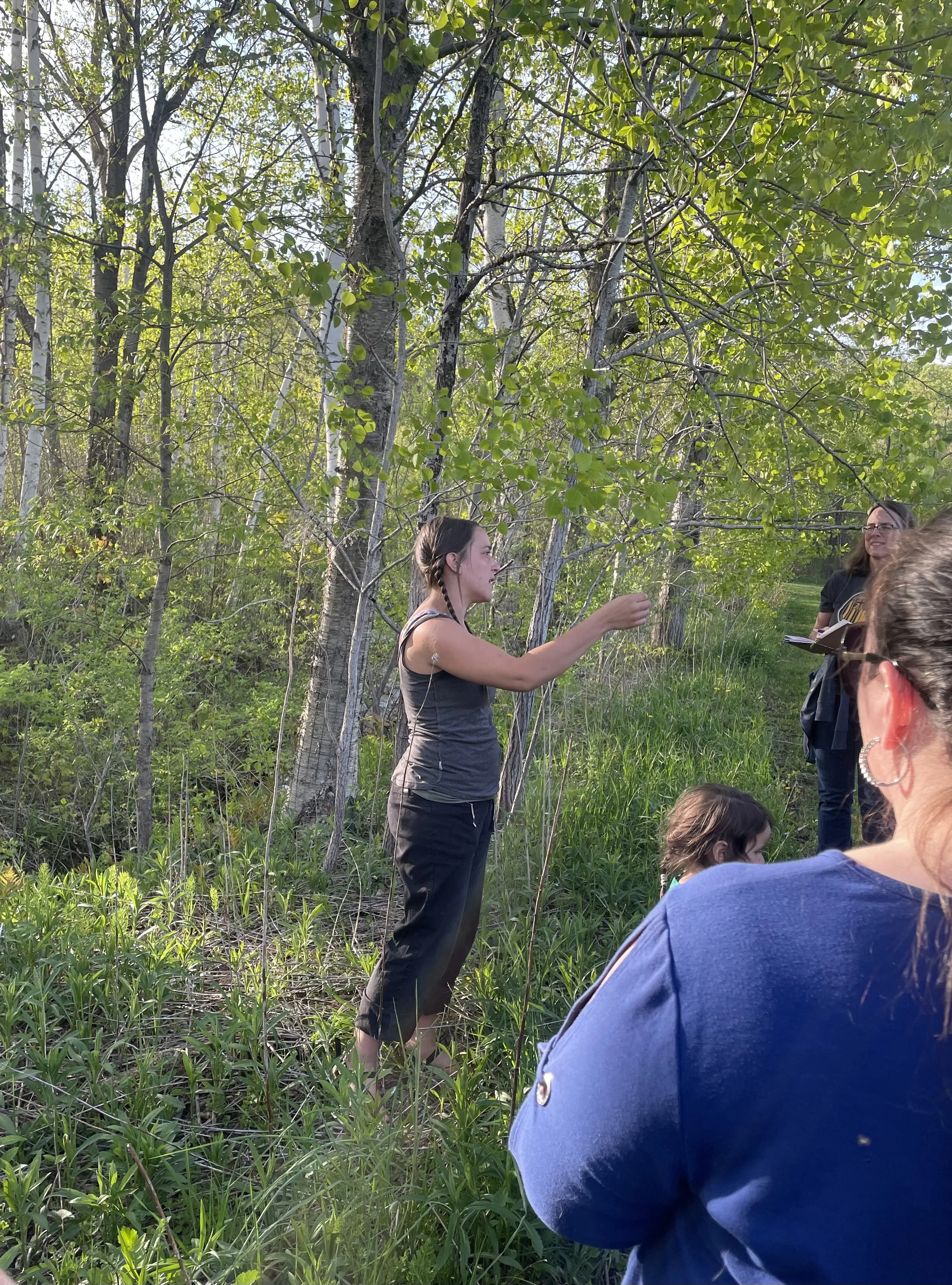 Molly leading plant walk.jpeg