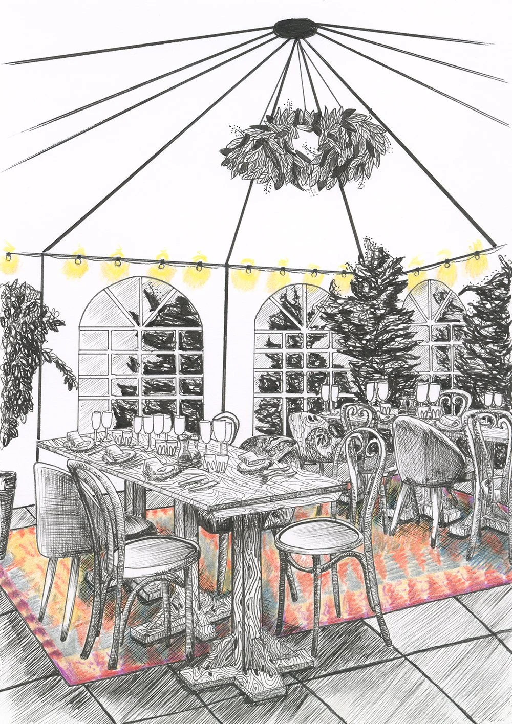 Restaurant interiors