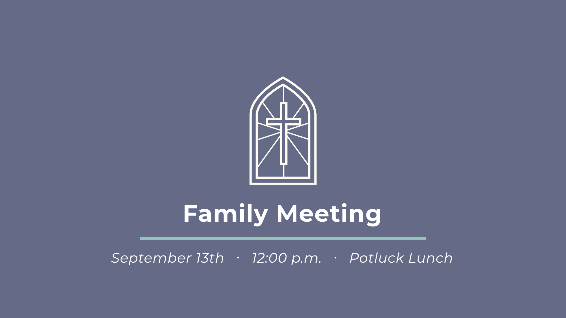 Family Meeting - September 2026