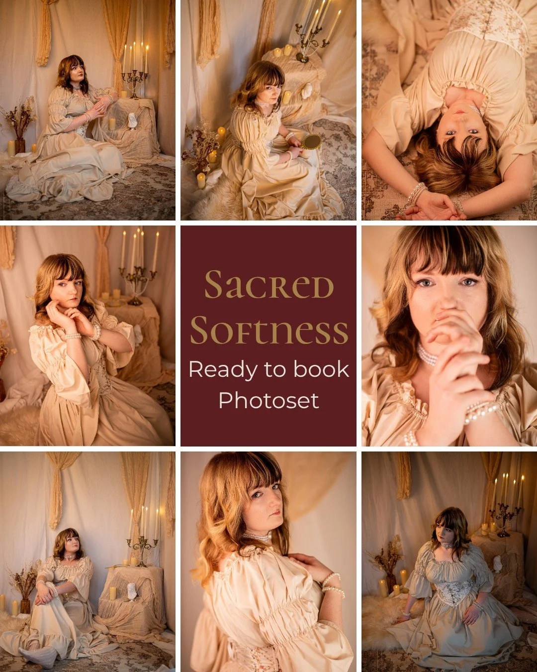 Manchmal gibt es Seiten in uns, die im Alltag leiser sind.
Sanft, ruhig, introspektiv und dennoch voller Ausdruck.
Mit Sacred Softness entsteht ein Raum, in dem genau diese Seite sichtbar werden darf.
Das Set ist bewusst reduziert und atmosph&auml;ri